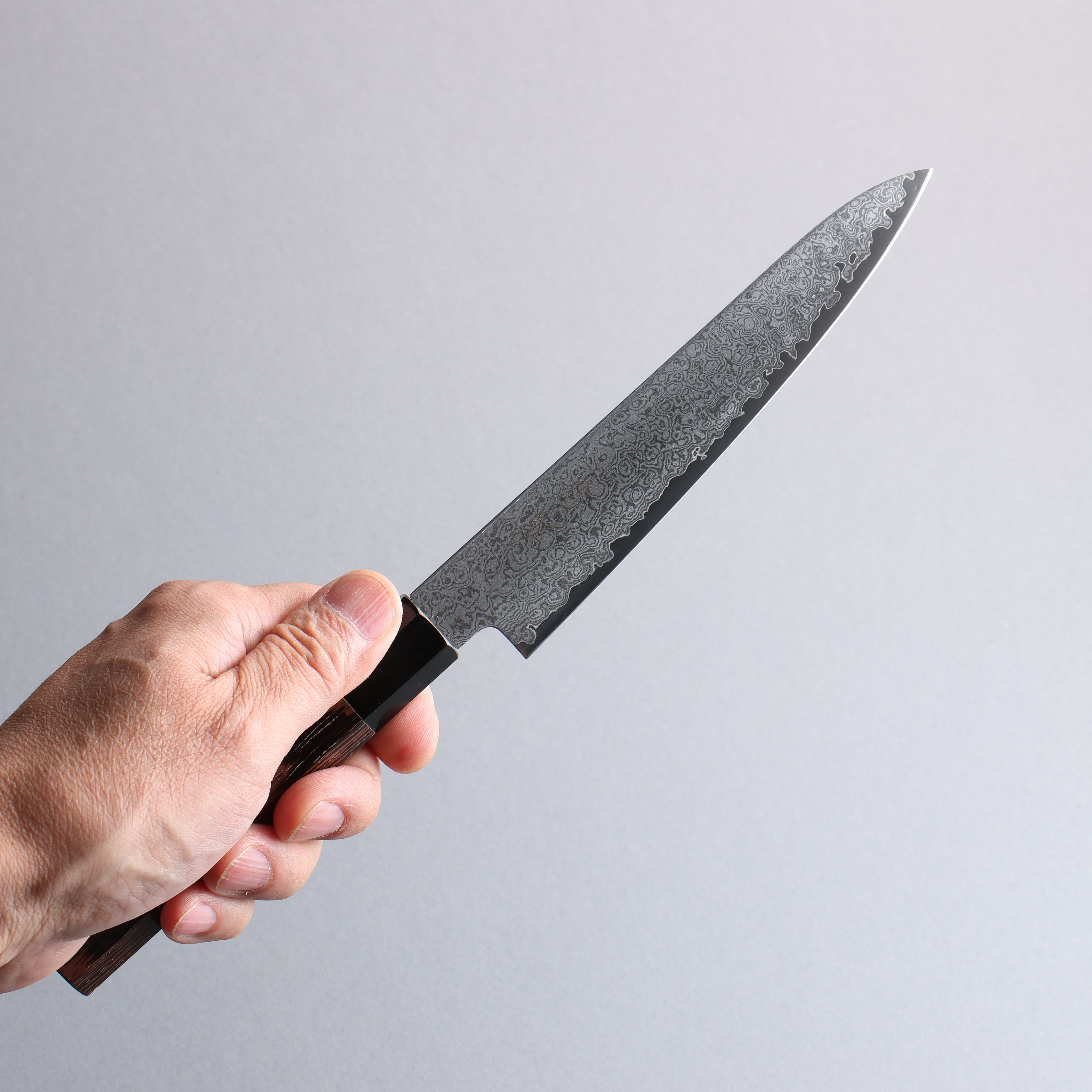 Seisuke VG10 Damascus Petty-Utility 150mm Wenge Handle - Japanny - Best Japanese Knife