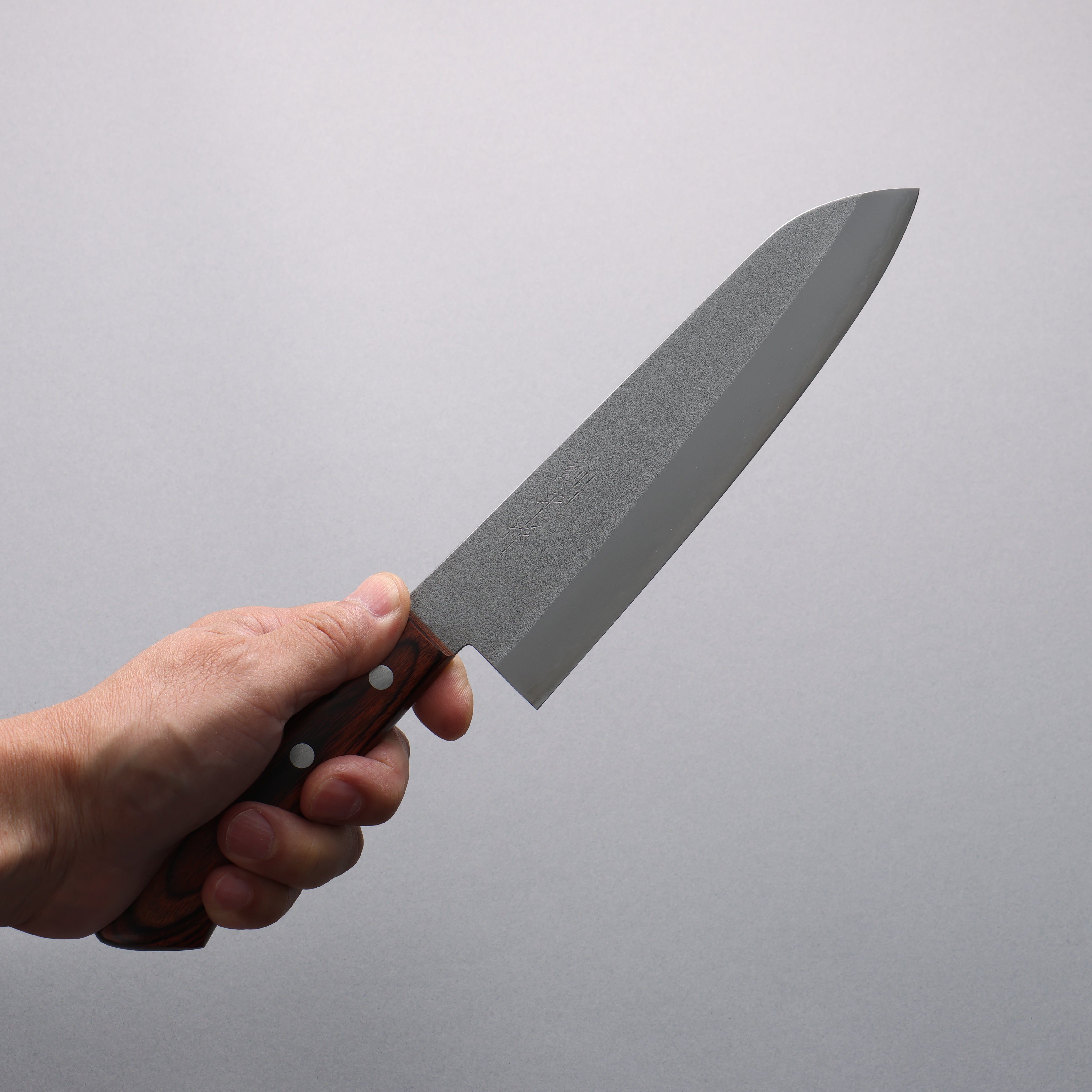 Kunihira VG1 Nashiji Gyuto 180mm Mahogany Handle - Japanny - Best Japanese Knife