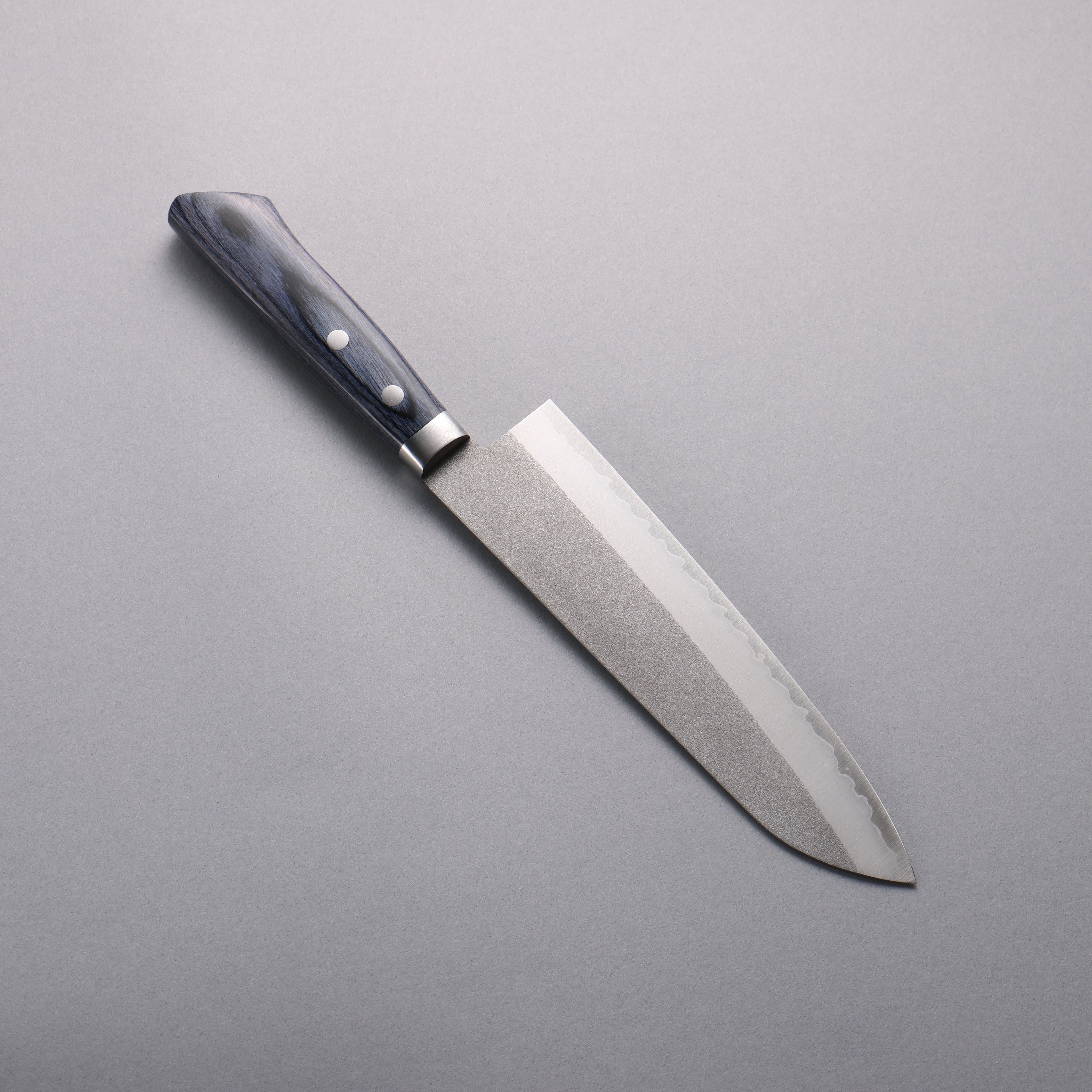 Kunihira VG1 Nashiji Gyuto 180mm Navy blue Pakka wood Handle - Japanny - Best Japanese Knife