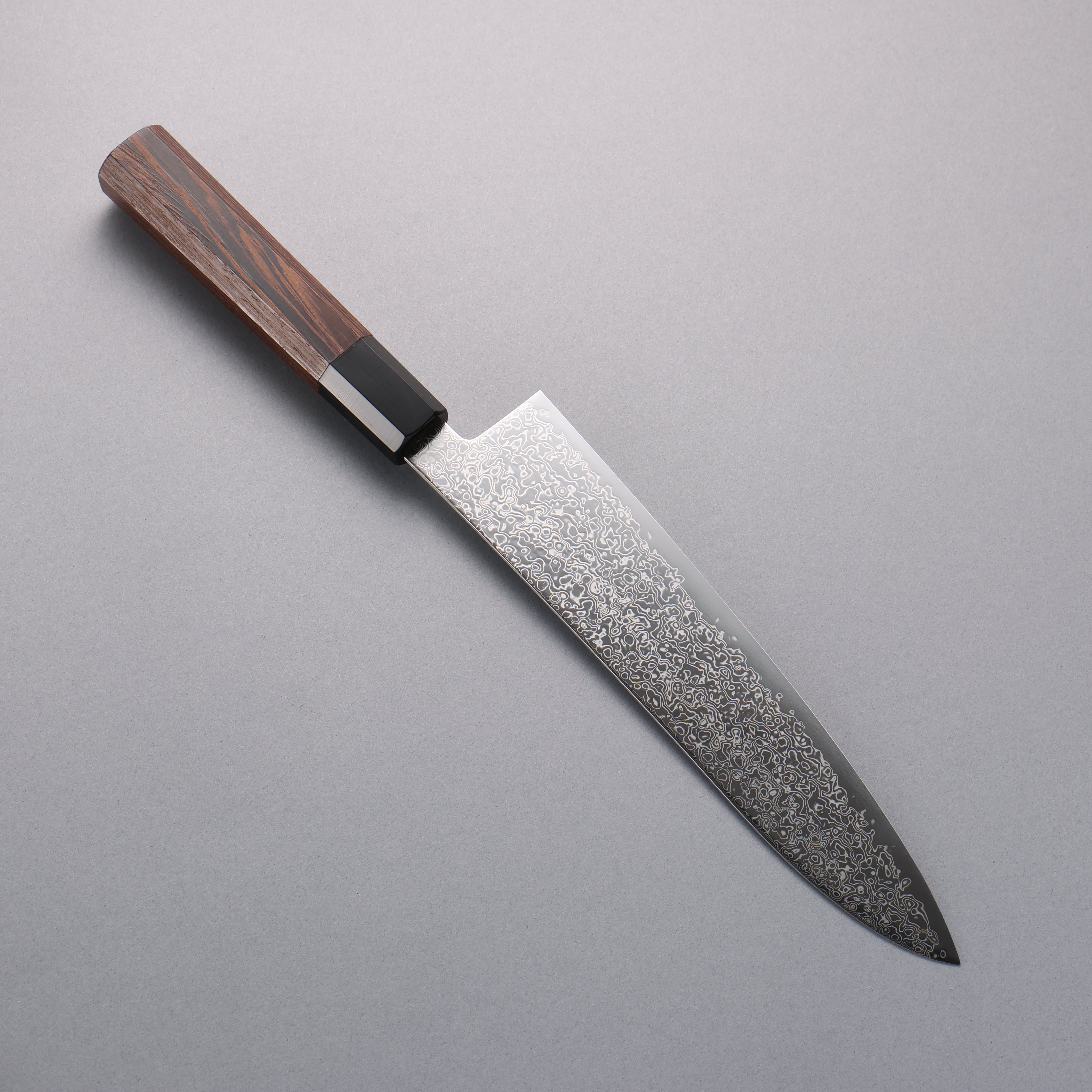 Seisuke SG2 Damascus Migaki Finished Gyuto 210mm Wenge Handle - Japanny - Best Japanese Knife