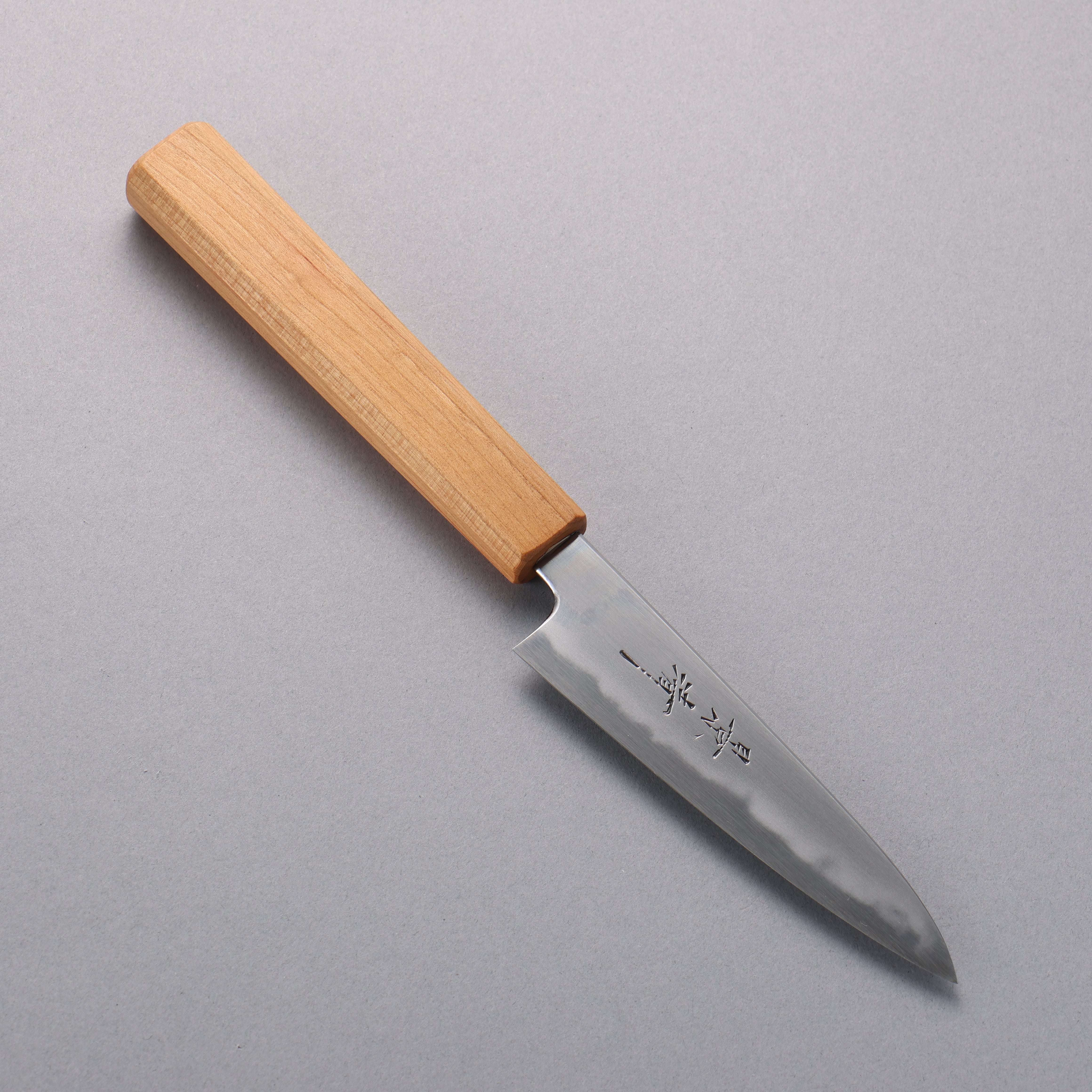 Kagekiyo Finest White Steel No.2 Petty-Utility 120mm Cherry Tree Handle with Sheath - Japanny - Best Japanese Knife