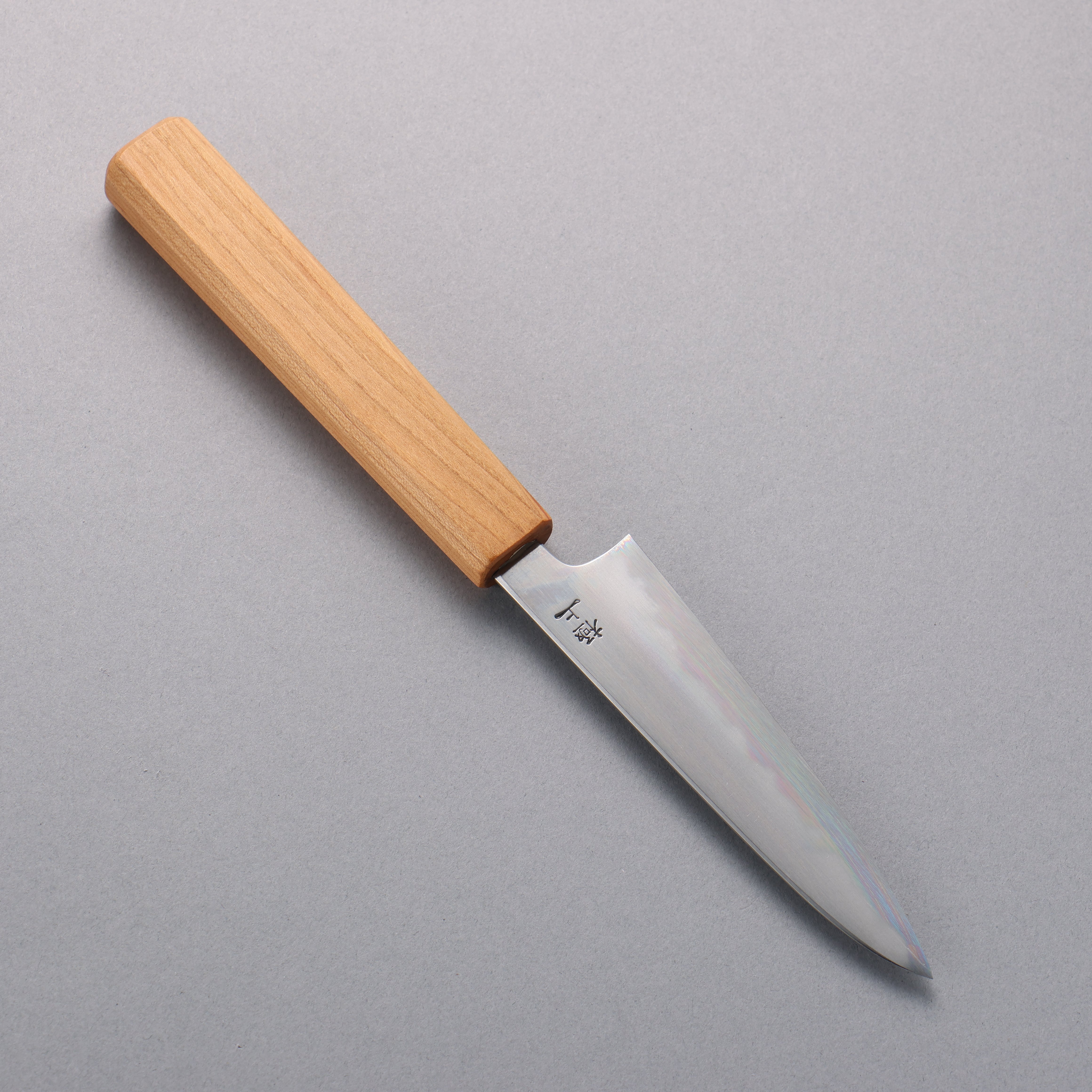 Kagekiyo Finest White Steel No.2 Petty-Utility 120mm Cherry Tree Handle with Sheath - Japanny - Best Japanese Knife
