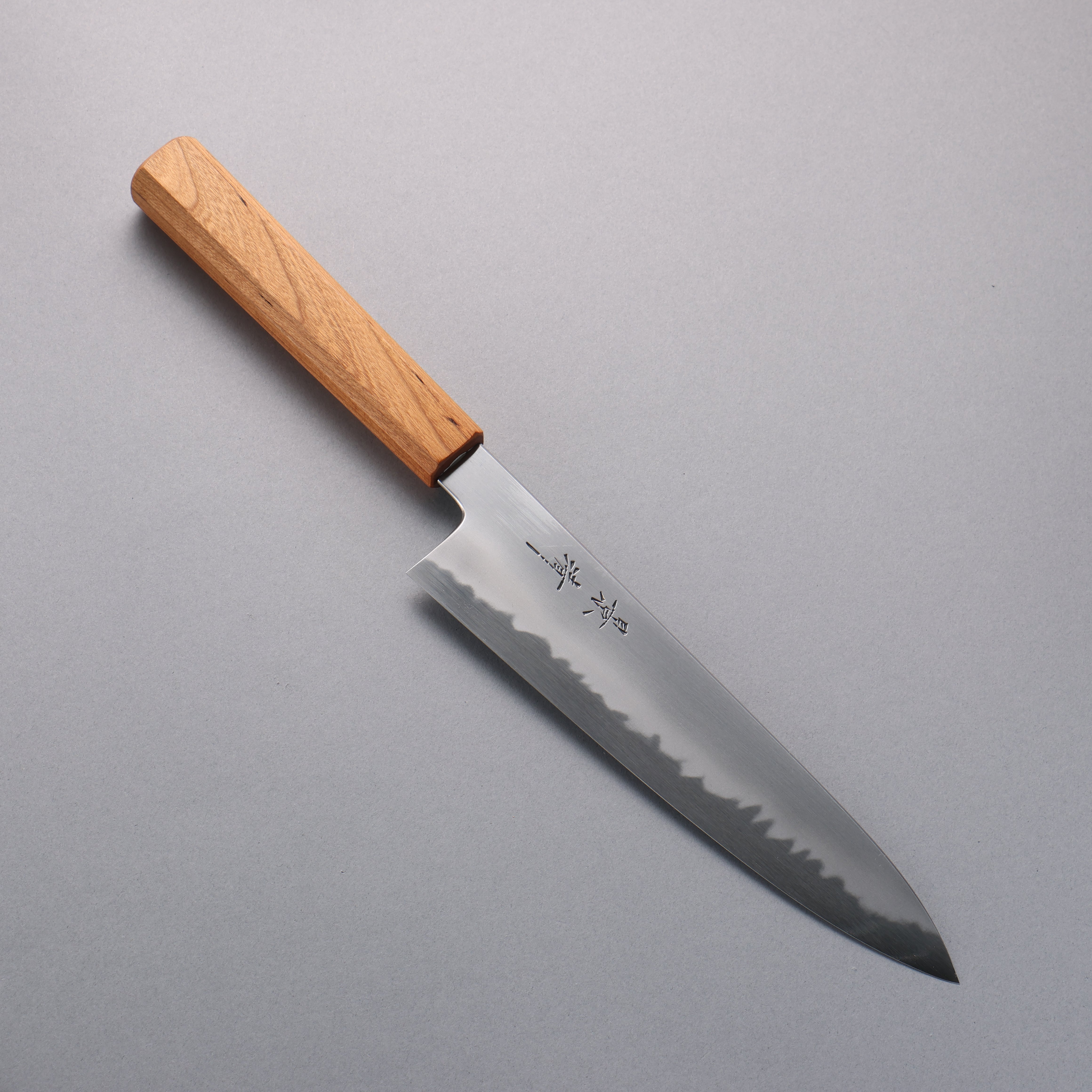 Kagekiyo Finest White Steel No.2 Gyuto 210mm Cherry Tree Handle with Sheath - Japanny - Best Japanese Knife
