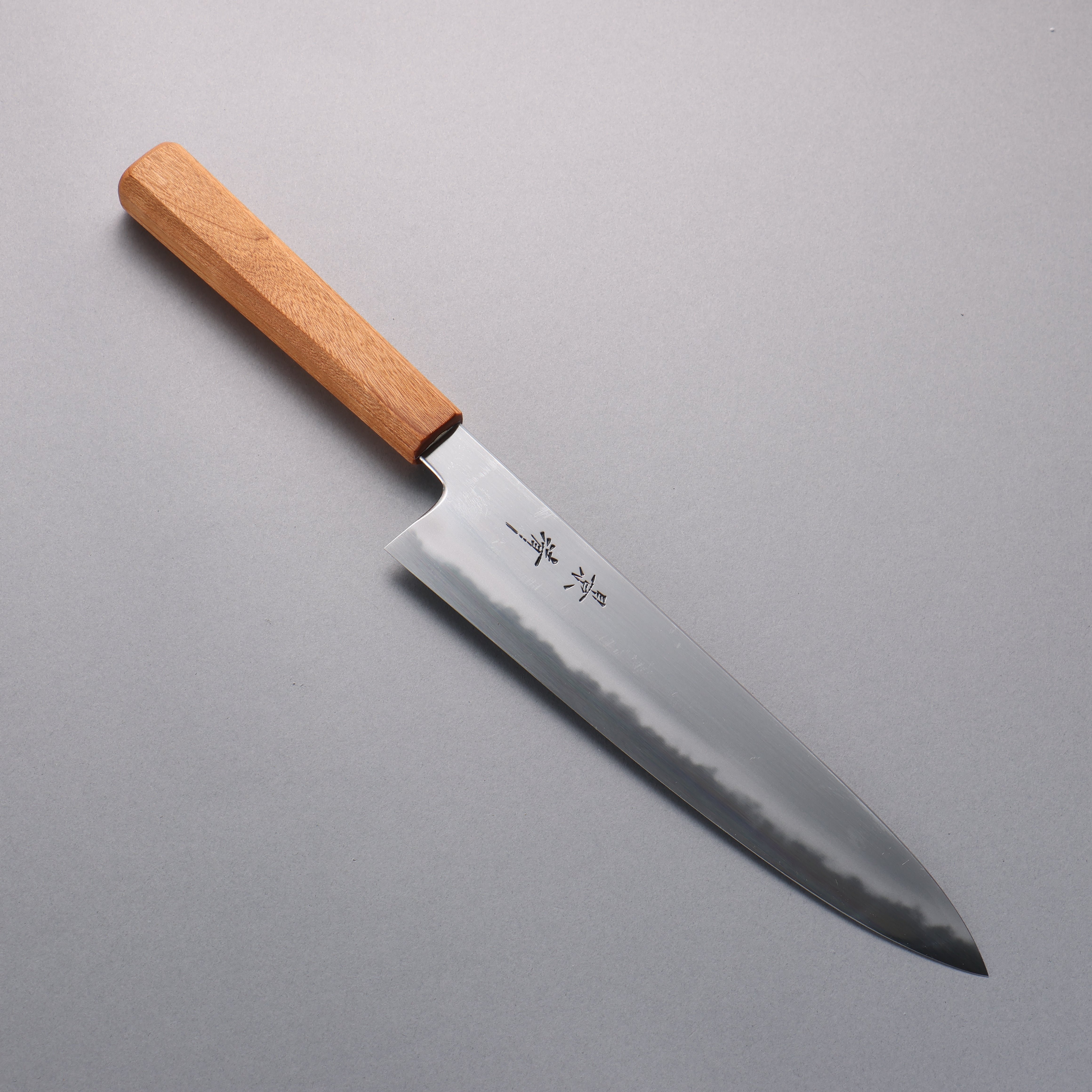 Kagekiyo Finest White Steel No.2 Gyuto 240mm Cherry Tree Handle with Sheath - Japanny - Best Japanese Knife