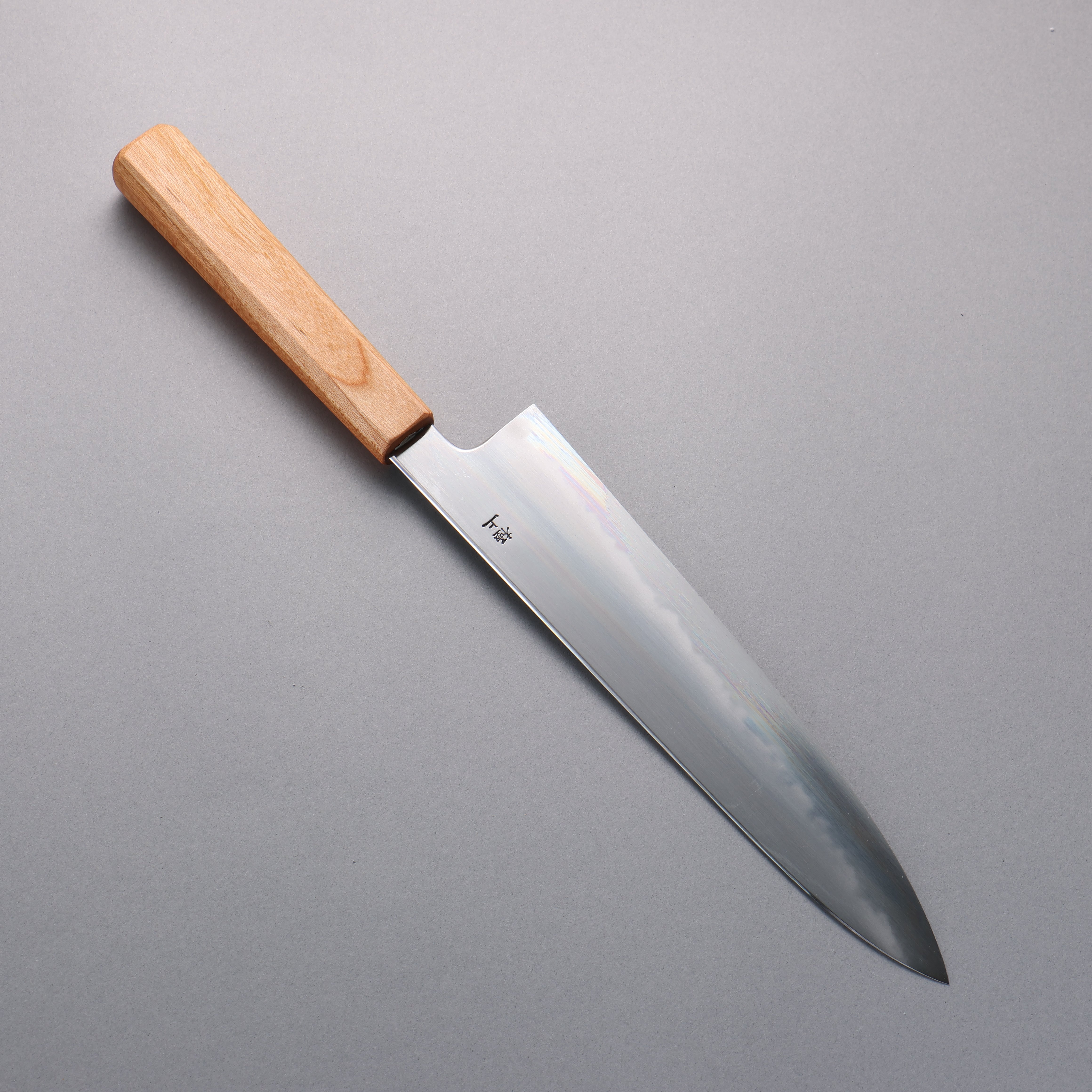 Kagekiyo Finest White Steel No.2 Gyuto 240mm Cherry Tree Handle with Sheath - Japanny - Best Japanese Knife
