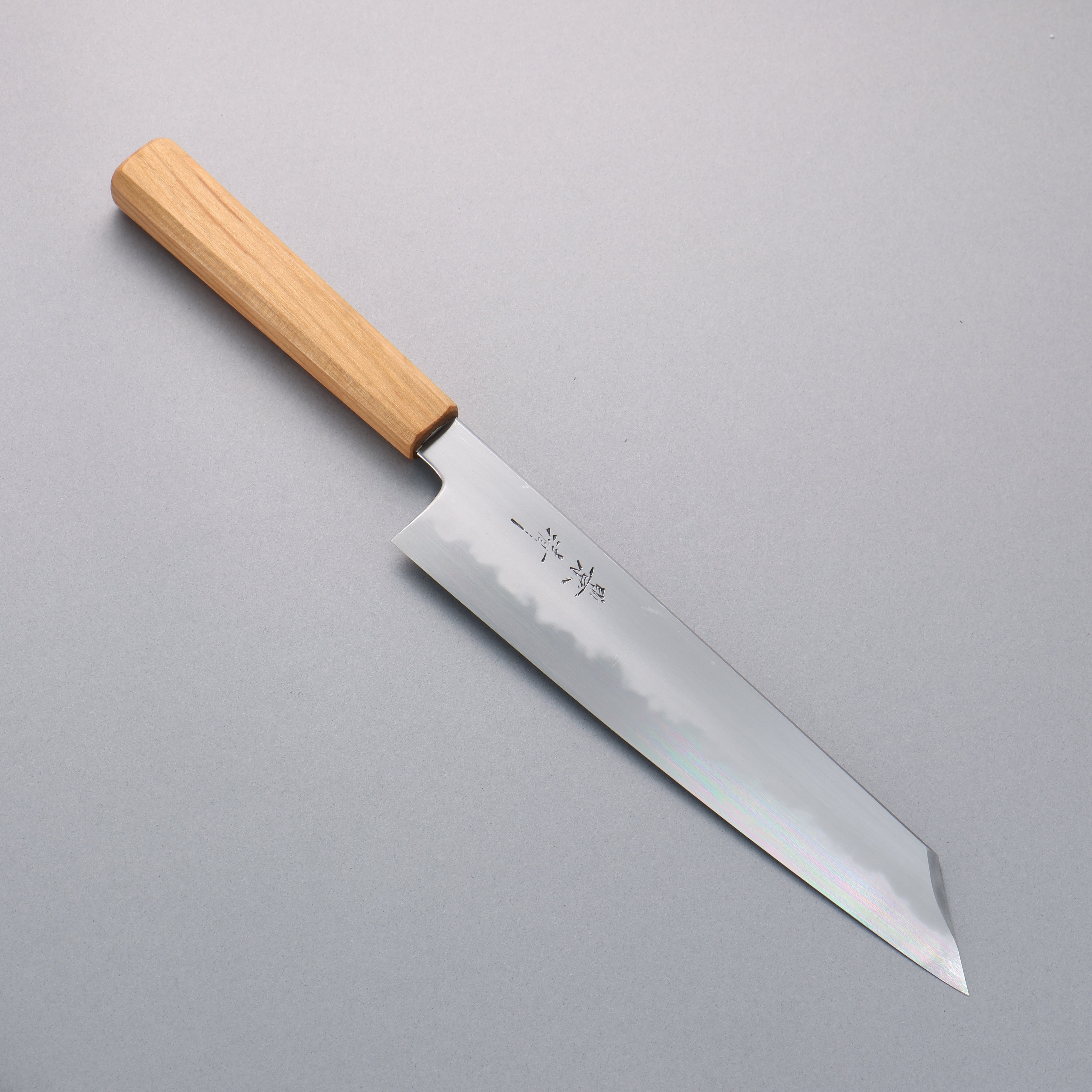 Kagekiyo Finest White Steel No.2 Kiritsuke Gyuto 240mm Cherry Tree Handle with Sheath - Japanny - Best Japanese Knife