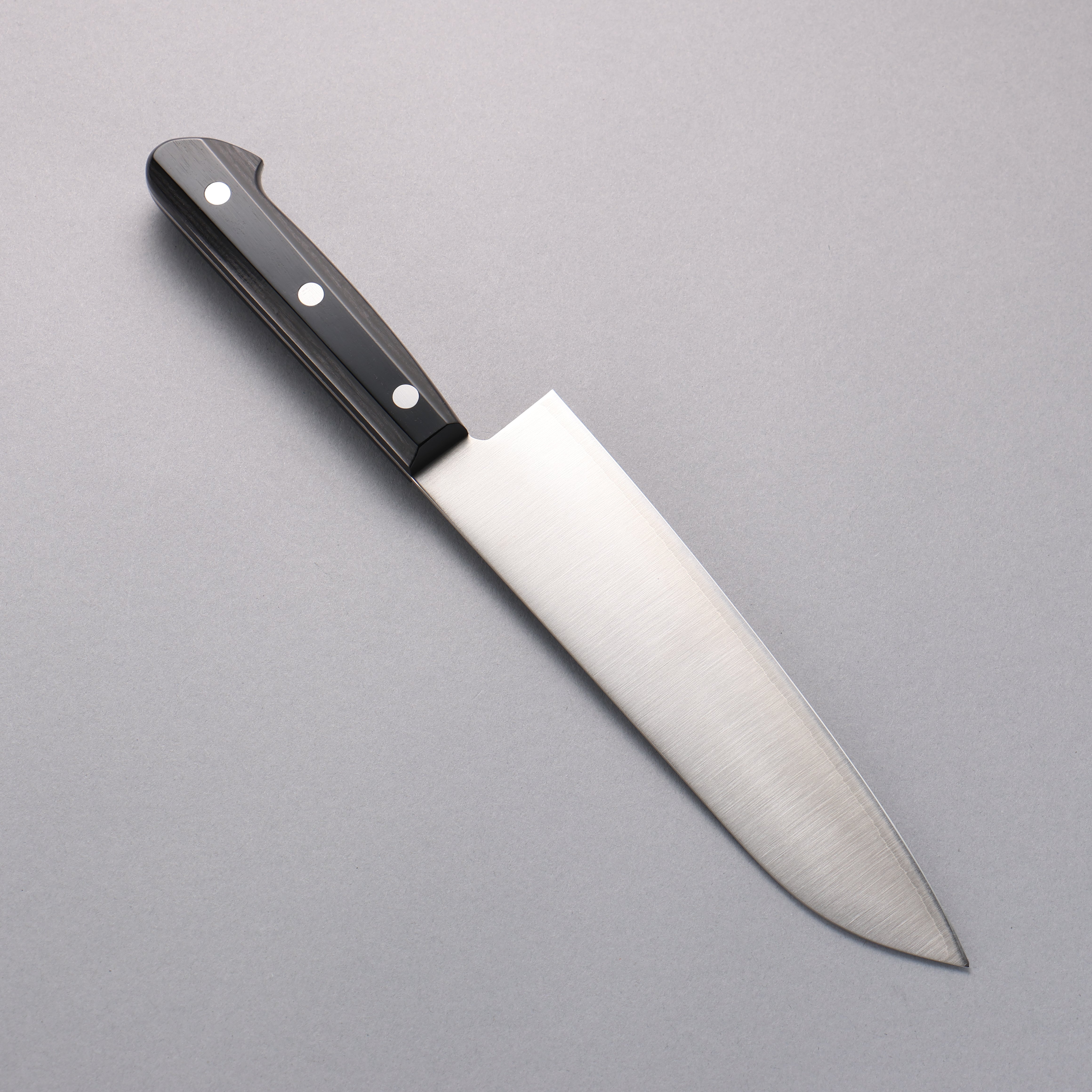 Seisuke SLD Migaki Polish Finish Santoku 180mm Black Pakka wood Handle - Japanny - Best Japanese Knife