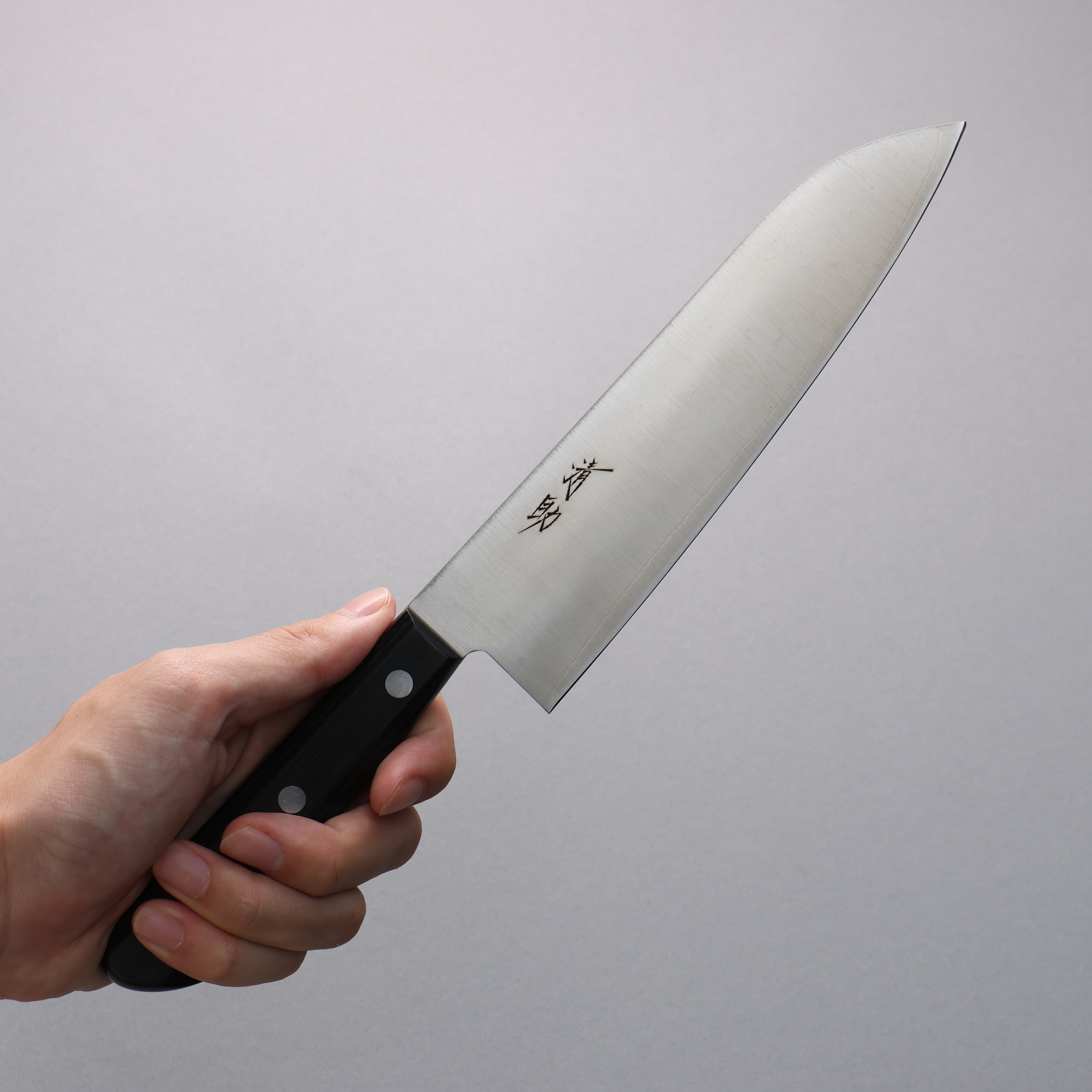 Seisuke SLD Migaki Polish Finish Santoku 180mm Black Pakka wood Handle - Japanny - Best Japanese Knife