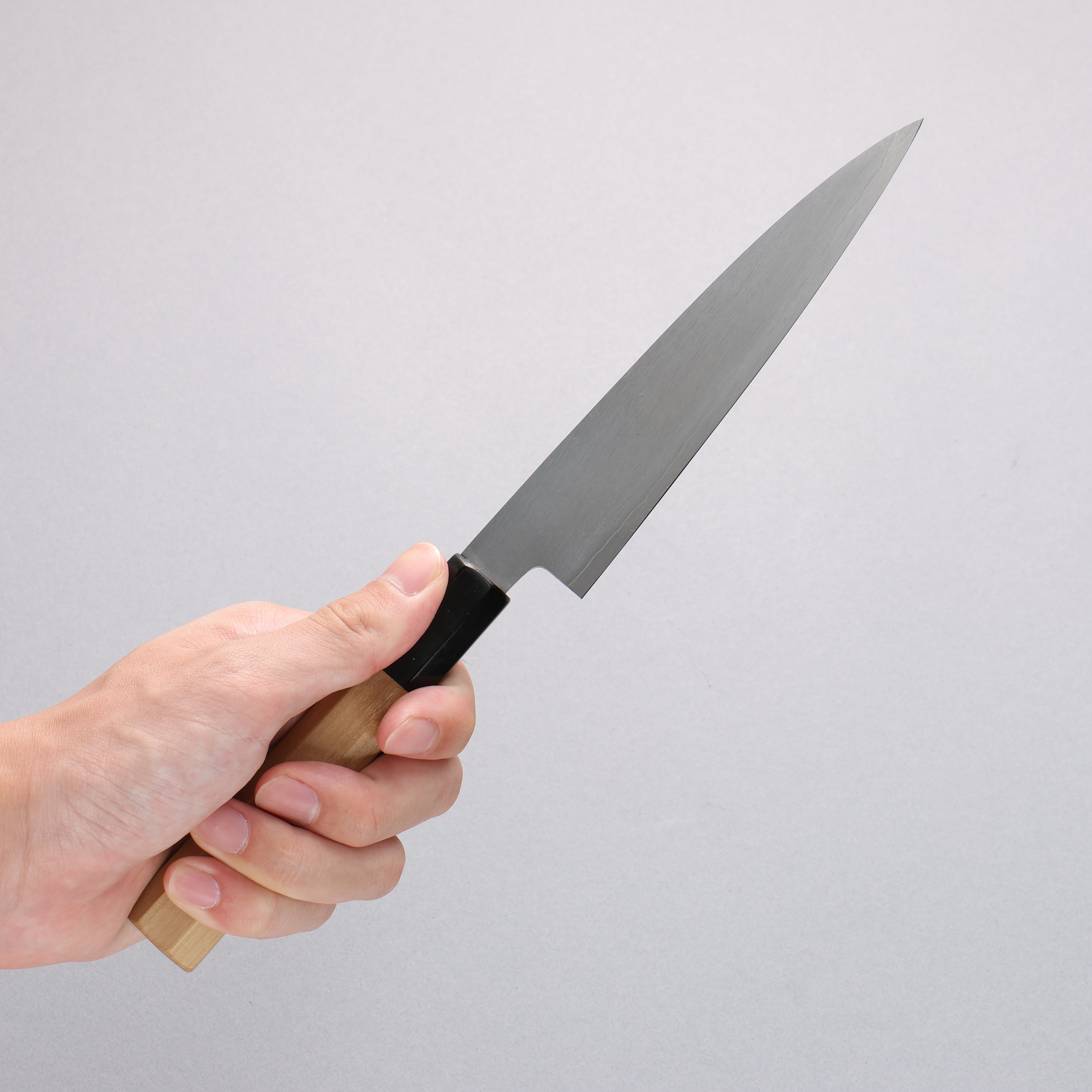 Minamoto Akitada Silver Steel No.3 Kasumitogi Petty-Utility 150mm Magnolia Handle - Japanny - Best Japanese Knife