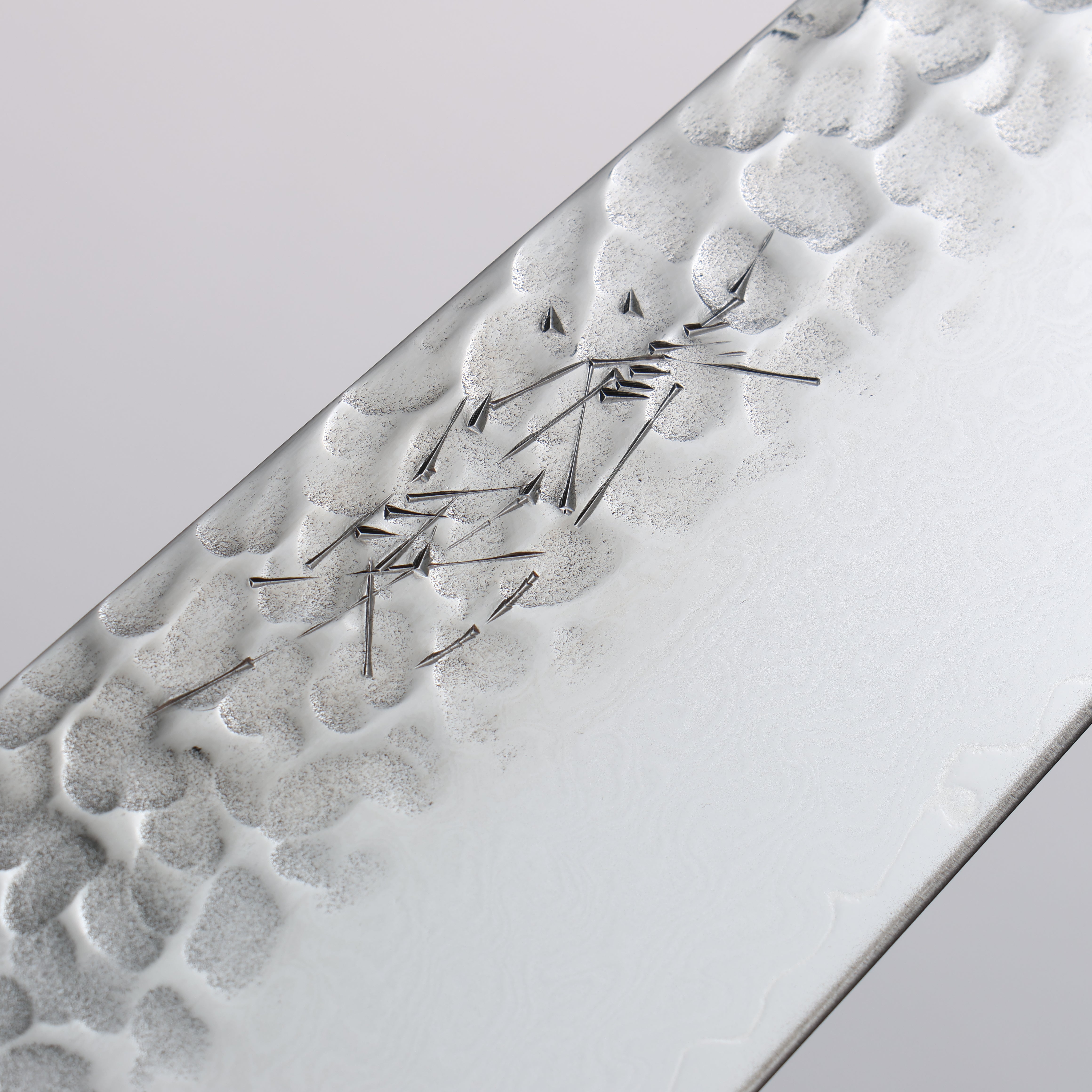 Seisuke VG10 33 Layer Hammered Damascus Gyuto 210mm Navy blue Pakka wood Handle - Japanny - Best Japanese Knife