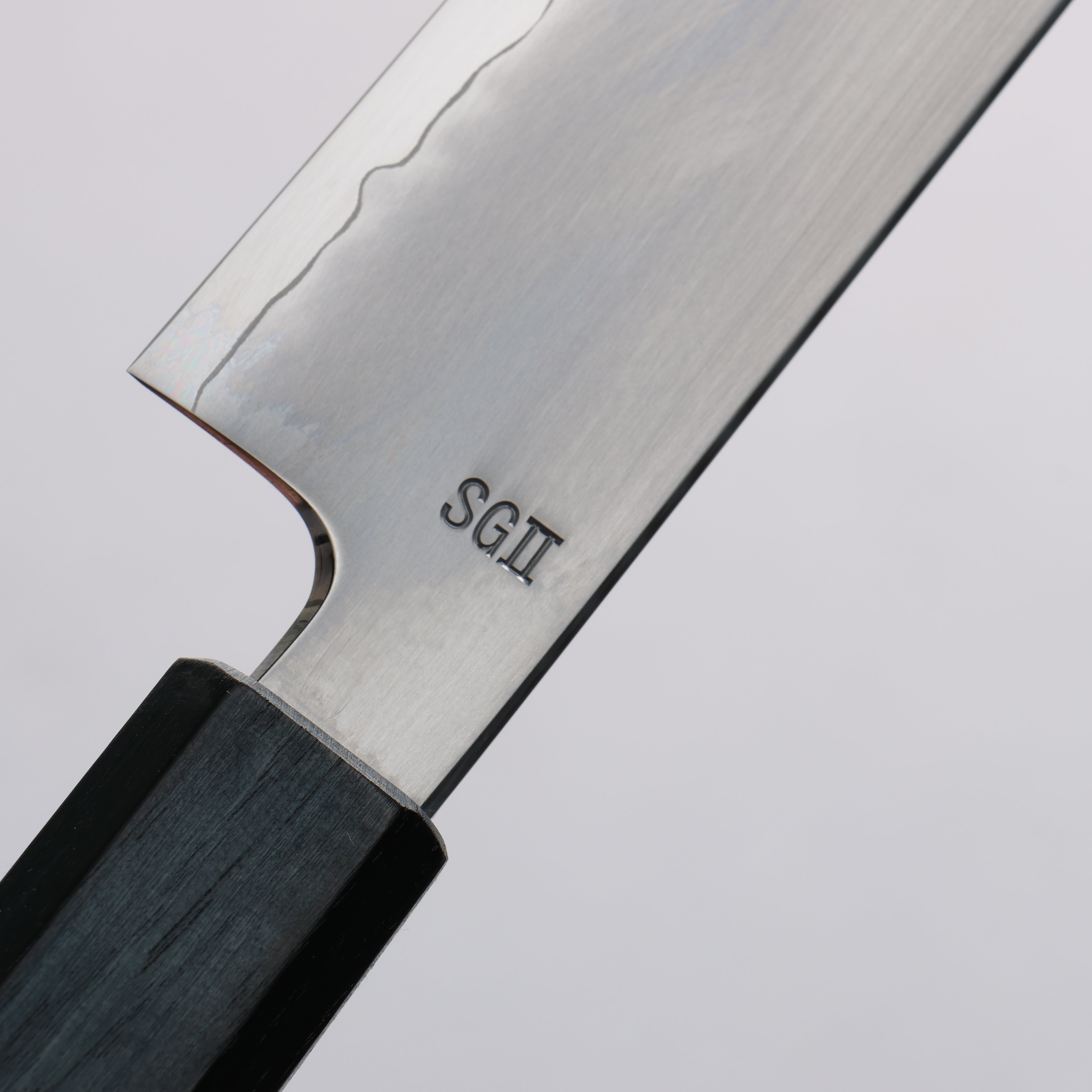 Naohito Myojin SG2 Kasumitogi Sujihiki 240mm Oak (Indigo Dyed) Handle - Japanny - Best Japanese Knife