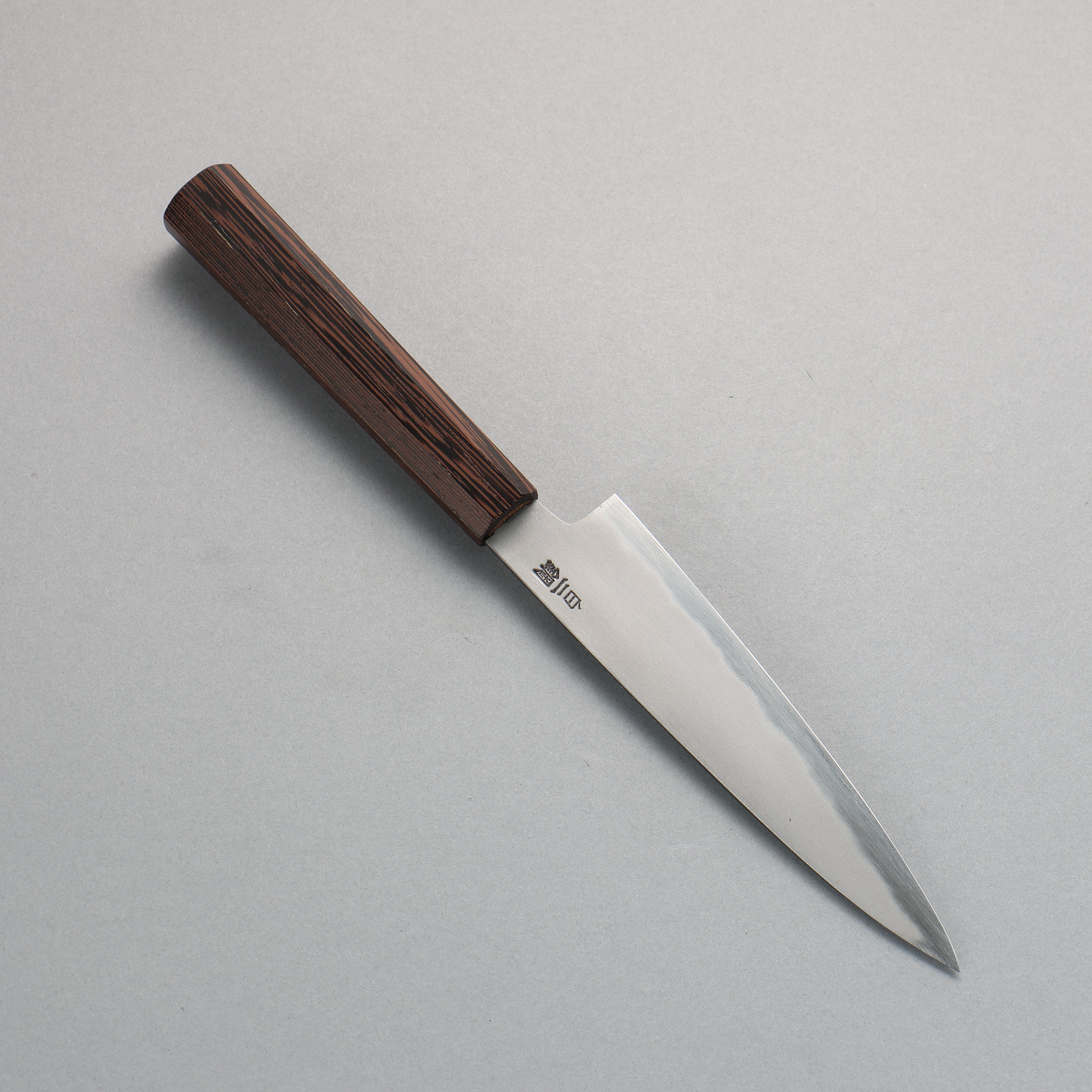 Sakai Takayuki Sanpou White Steel No.2 Matte Petty-Utility 150mm Wenge Handle - Japanny - Best Japanese Knife