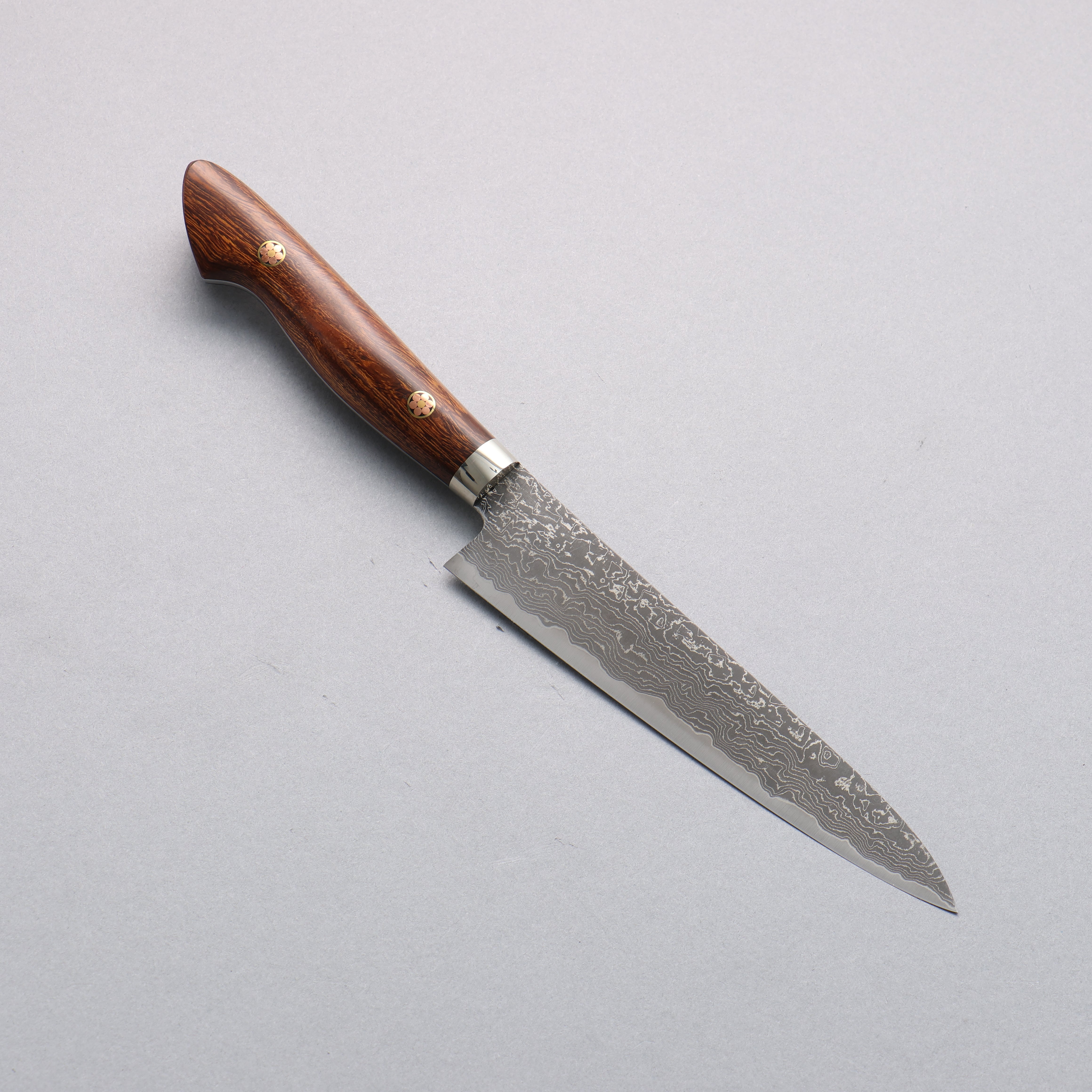 Shigeki Tanaka (No engraving) SG2 Damascus Petty-Utility 150mm Ironwood Handle - Japanny - Best Japanese Knife