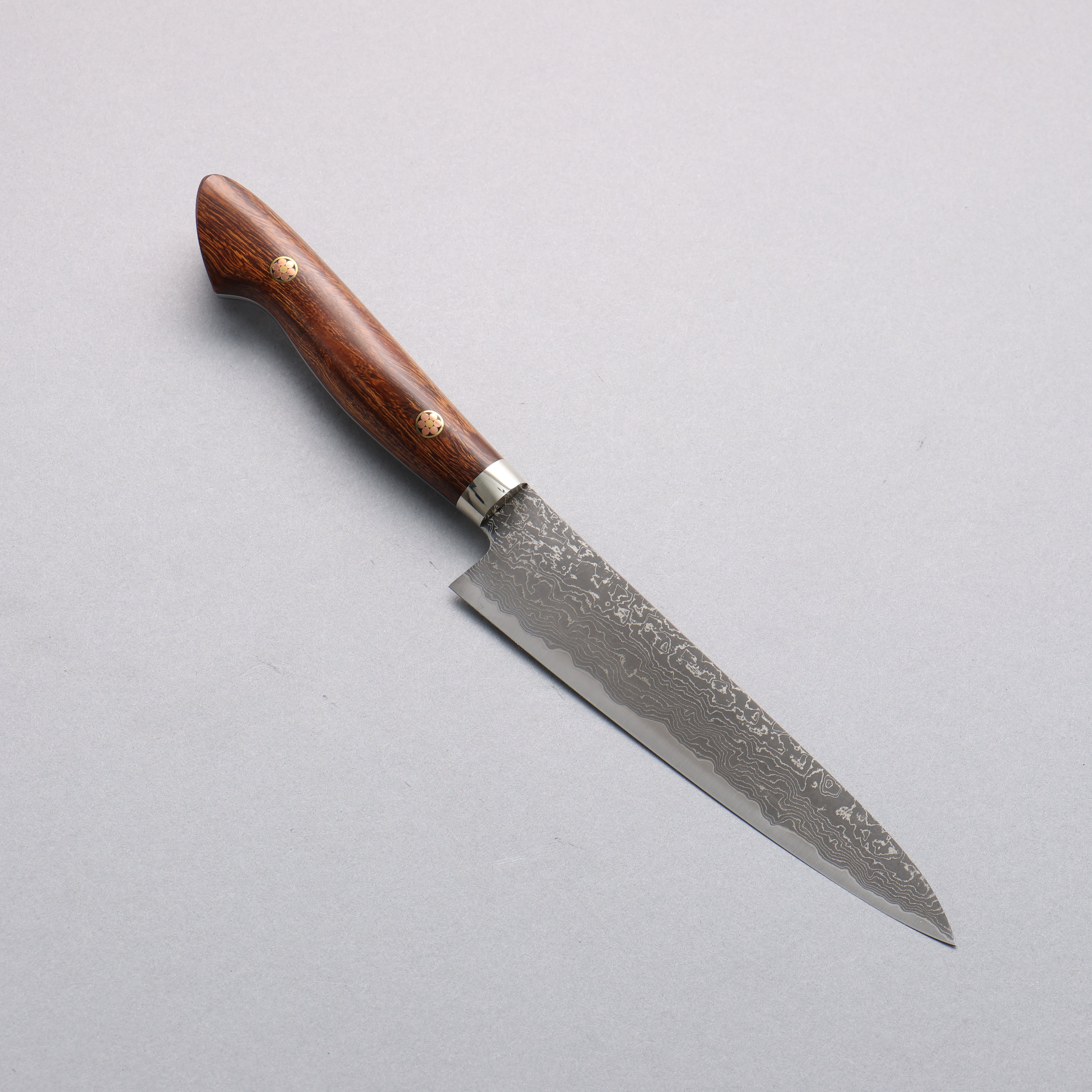 Shigeki Tanaka (No engraving) SG2 Damascus Petty-Utility 150mm Ironwood Handle - Japanny - Best Japanese Knife