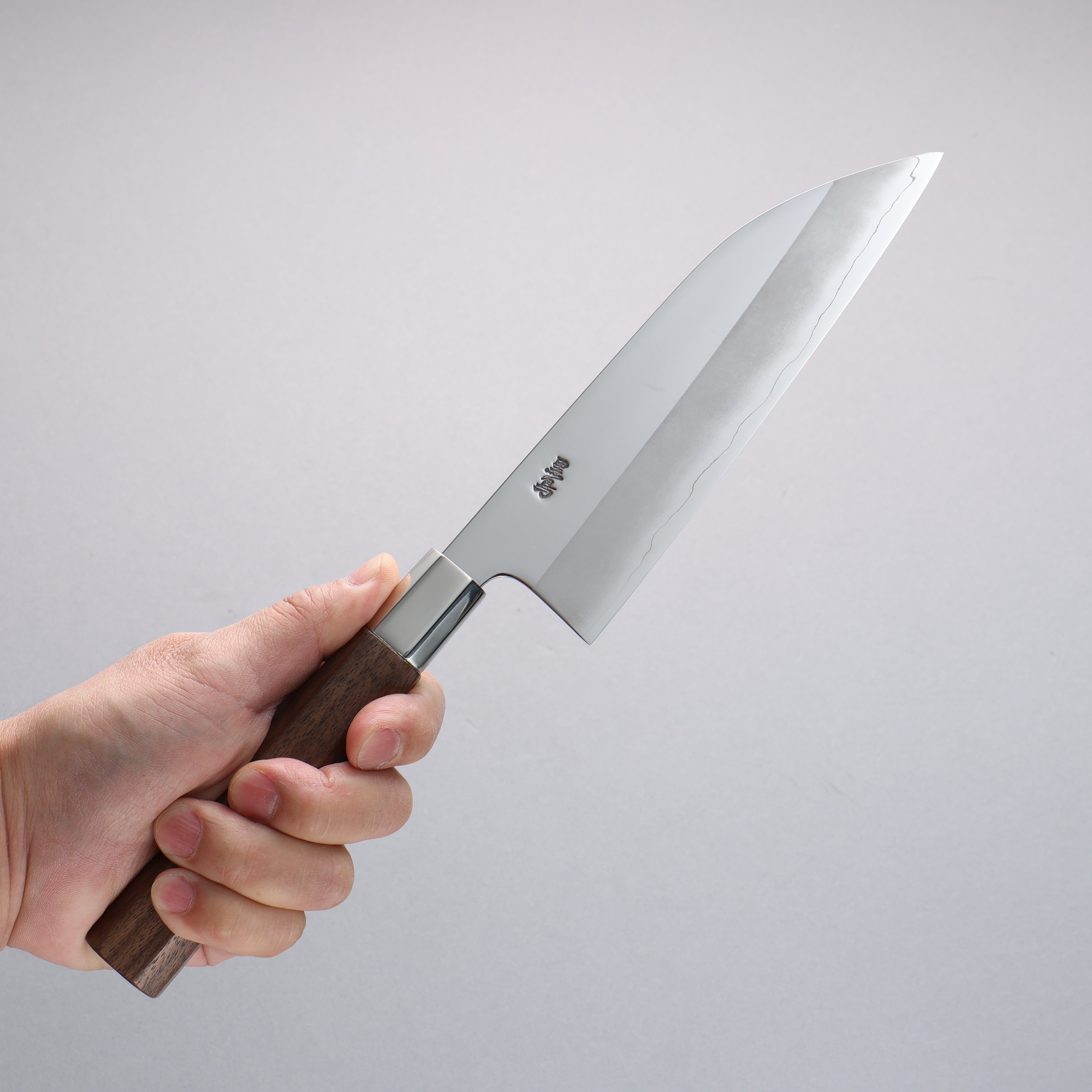 Kurotori Silver Steel No.3 Migaki Finished Funayuki 165mm Walnut Handle - Japanny - Best Japanese Knife