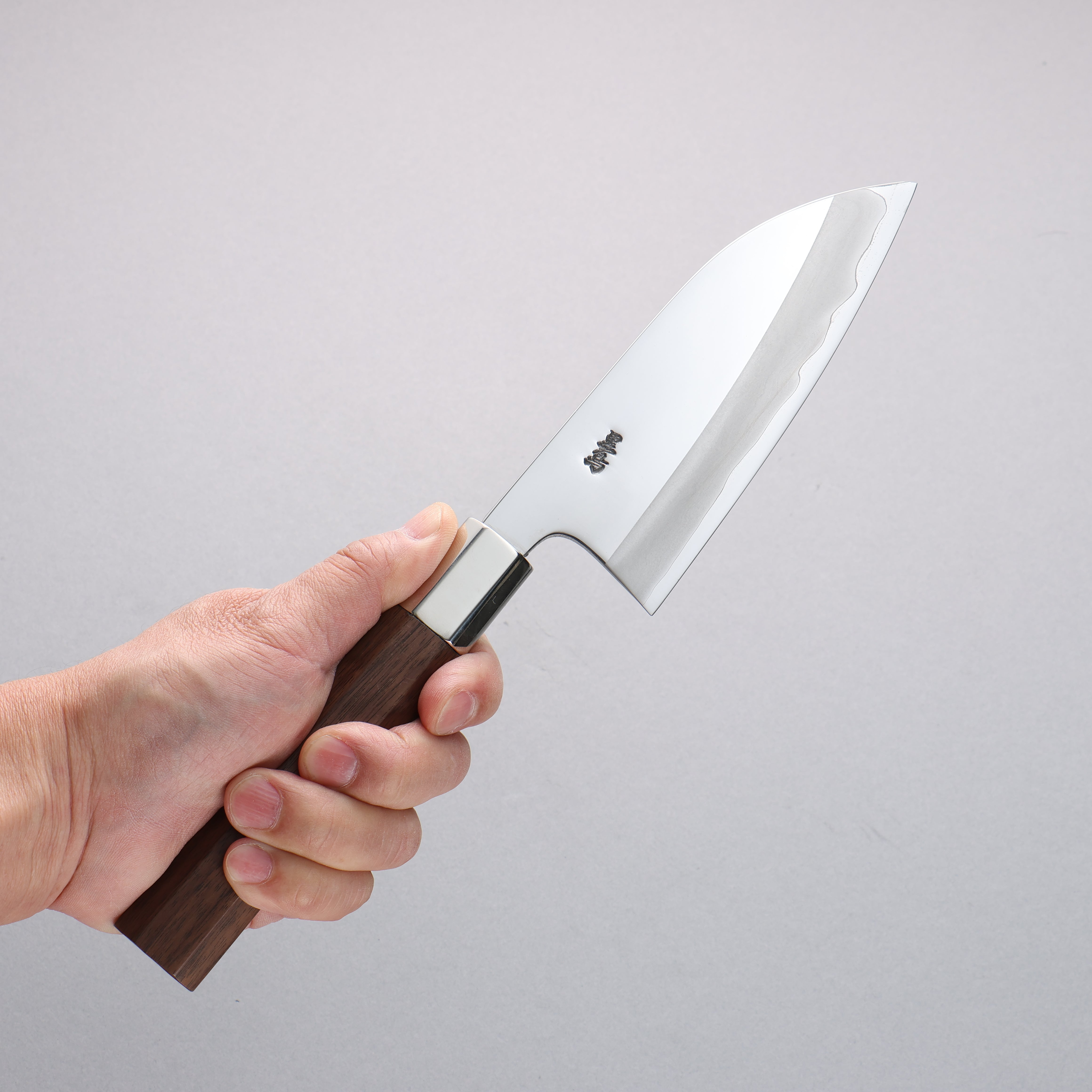 Kurotori Silver Steel No.3 Migaki Finished Deba 135mm Walnut Handle - Japanny - Best Japanese Knife