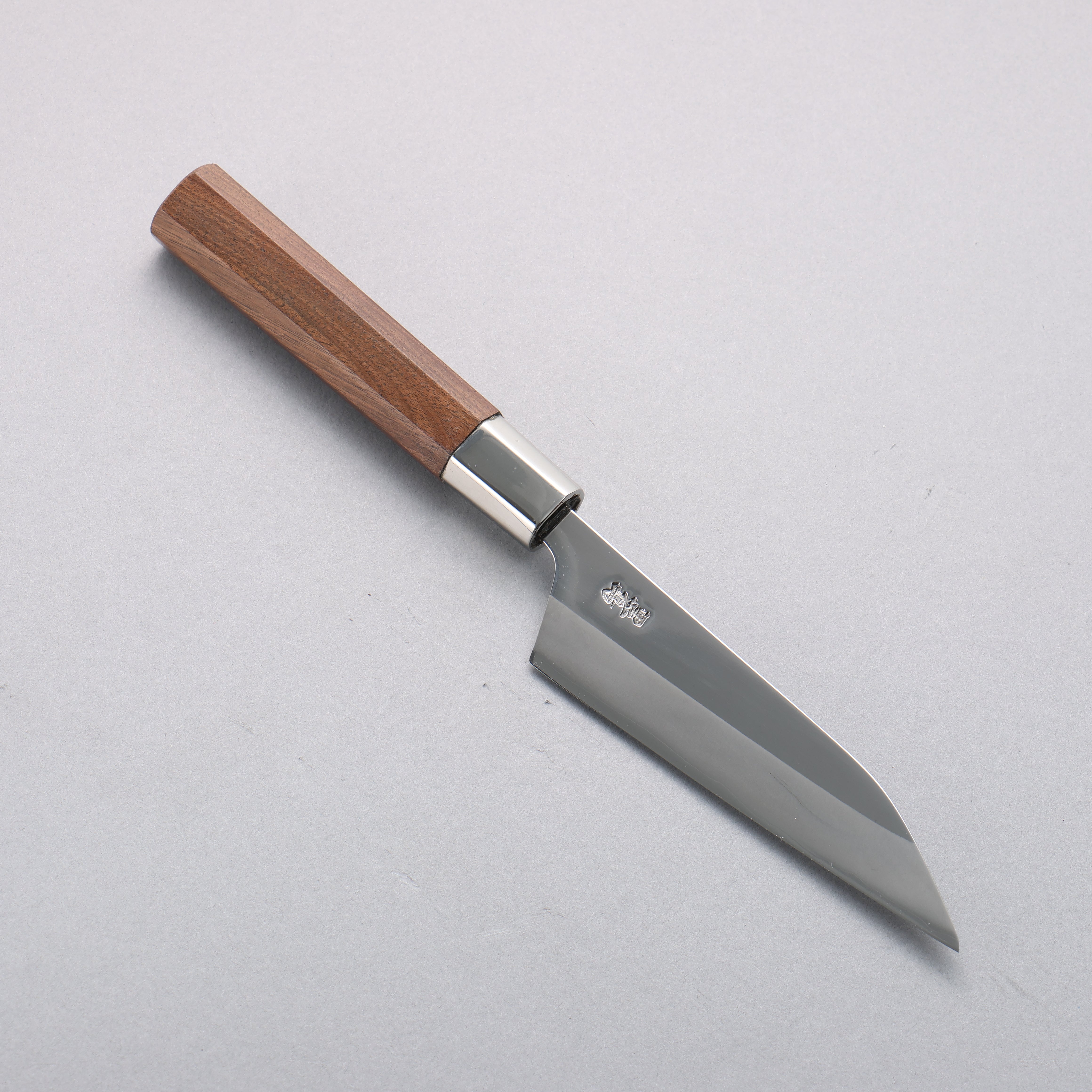 Kurotori Silver Steel No.3 Migaki Finished Petty-Utility 120mm Walnut Handle - Japanny - Best Japanese Knife