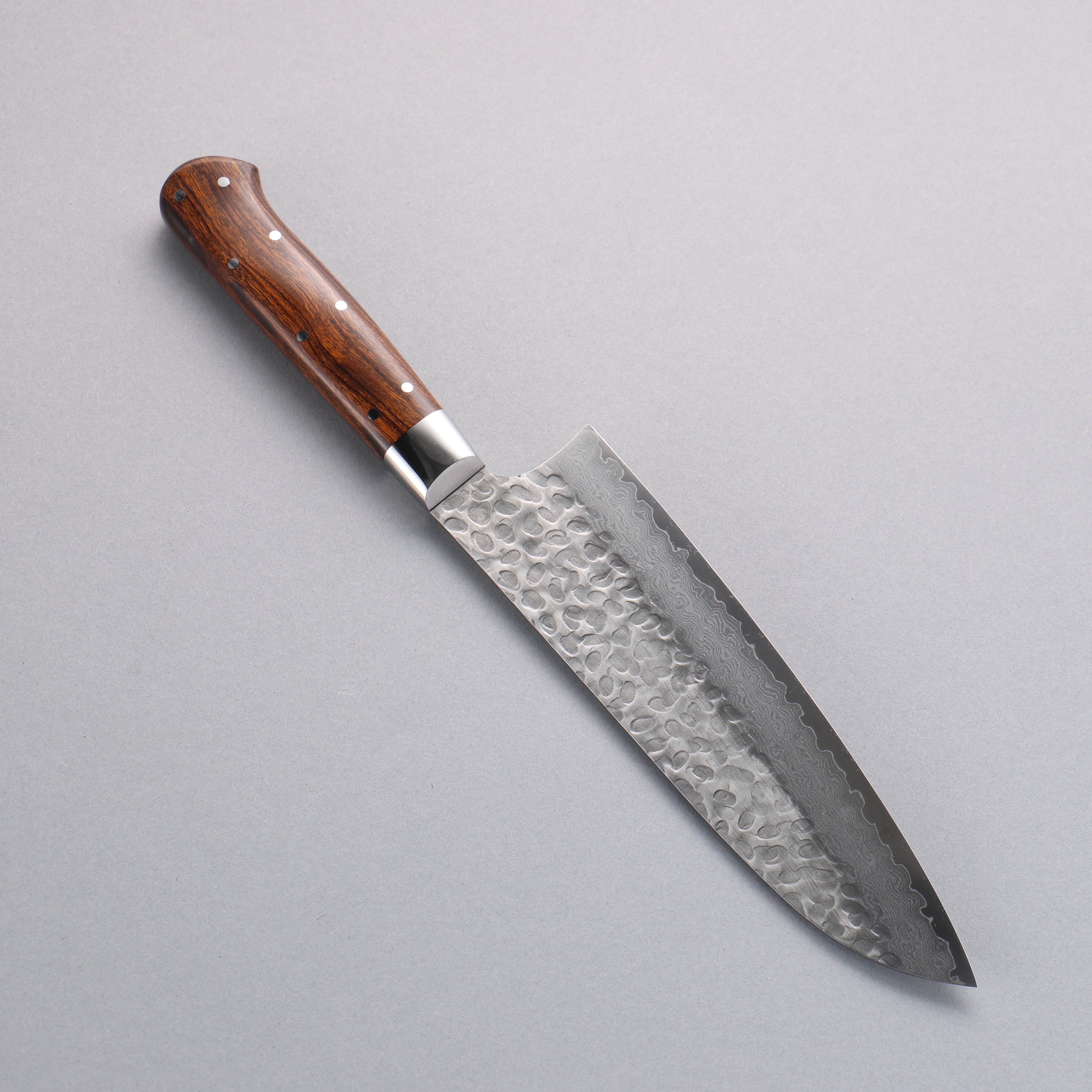 Sakai Takayuki VG10 33 Layer Damascus Santoku 180mm Desert Ironwood(Sugihara model) Handle - Japanny - Best Japanese Knife
