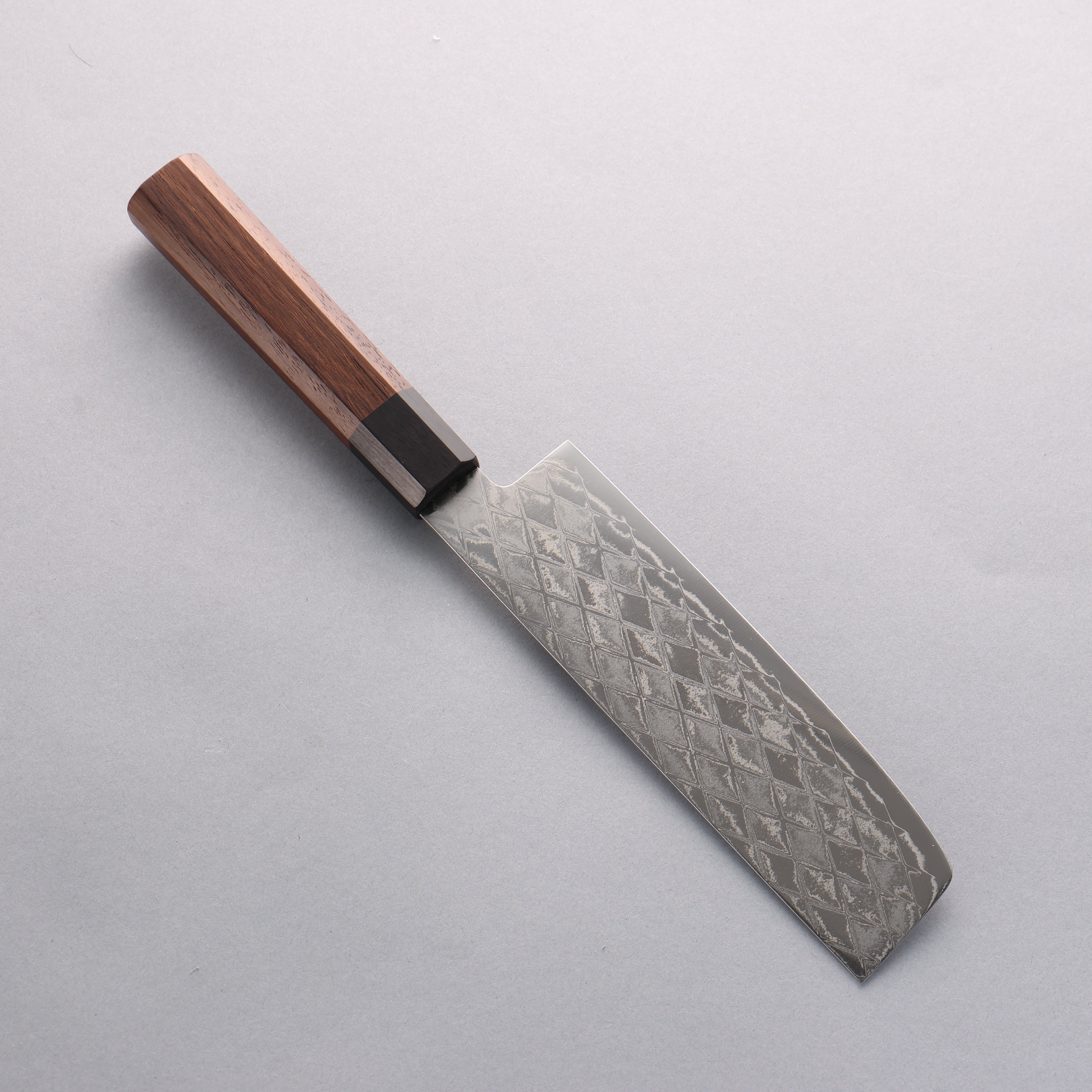 Seisuke AUS10 Mirror Crossed Usuba 160mm Shitan (ferrule: Black Pakka wood) Handle - Japanny - Best Japanese Knife