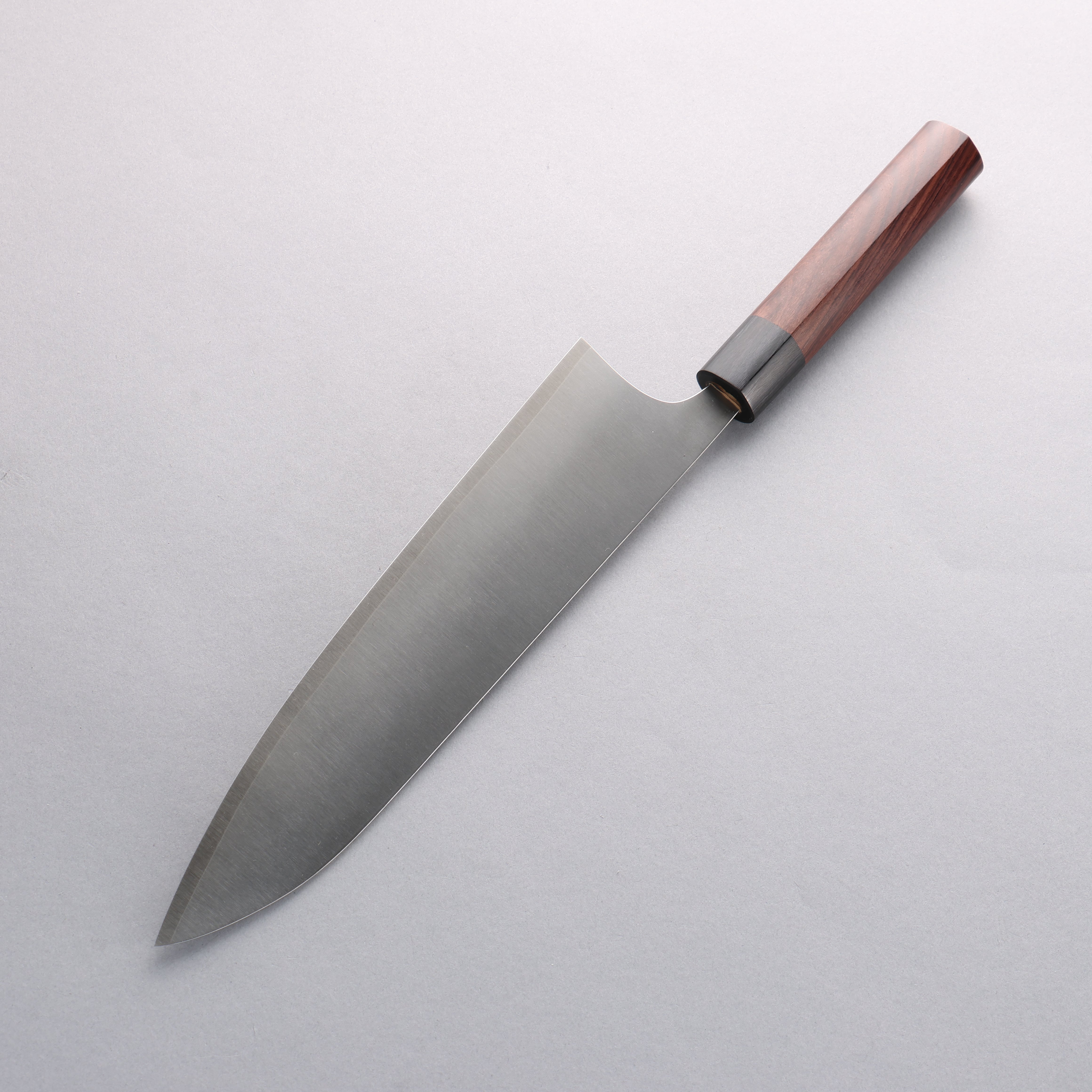Shungo Ogata SG2 Migaki Finished Gyuto 240mm Shitan Handle - Japanny - Best Japanese Knife