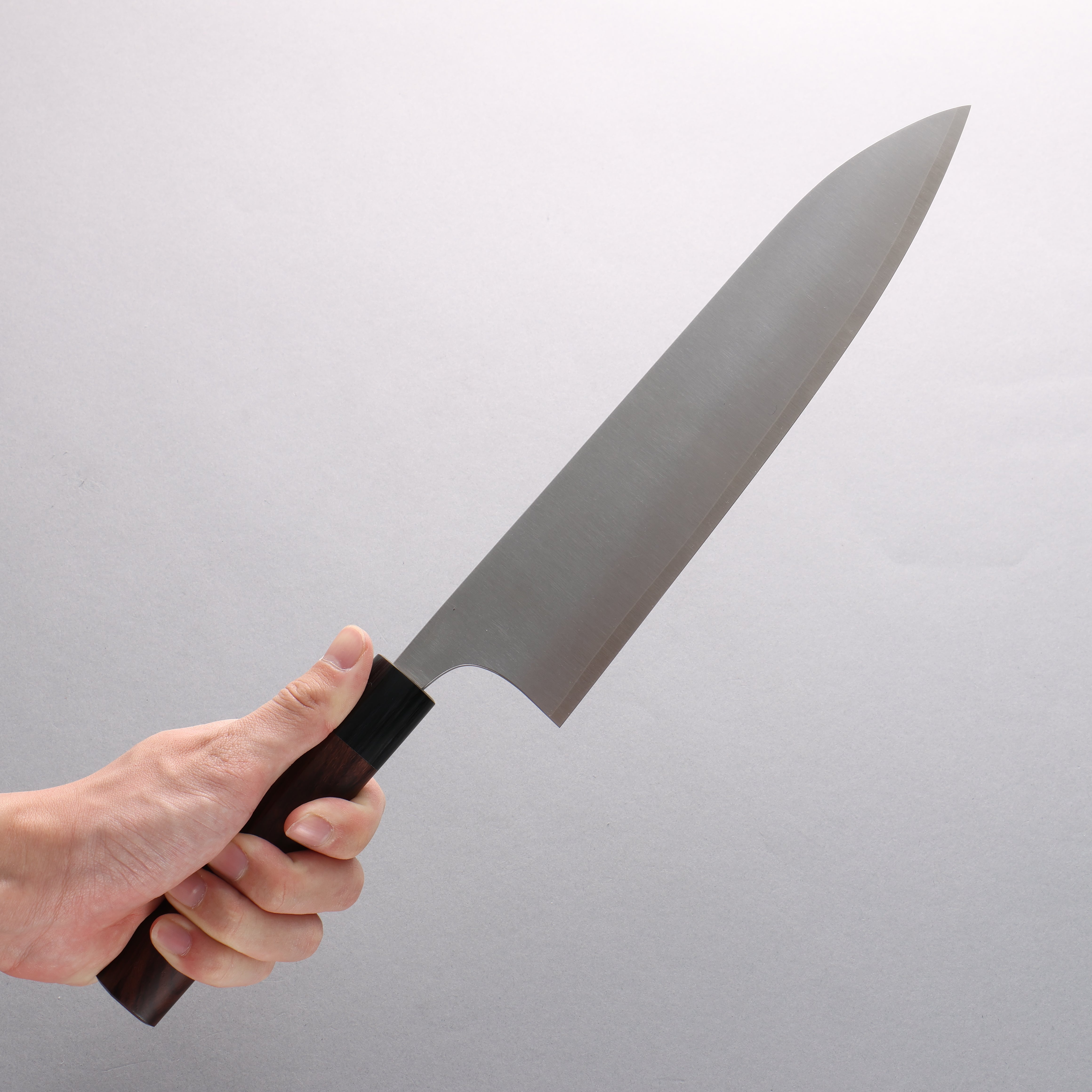 Shungo Ogata SG2 Migaki Finished Gyuto 240mm Shitan Handle - Japanny - Best Japanese Knife