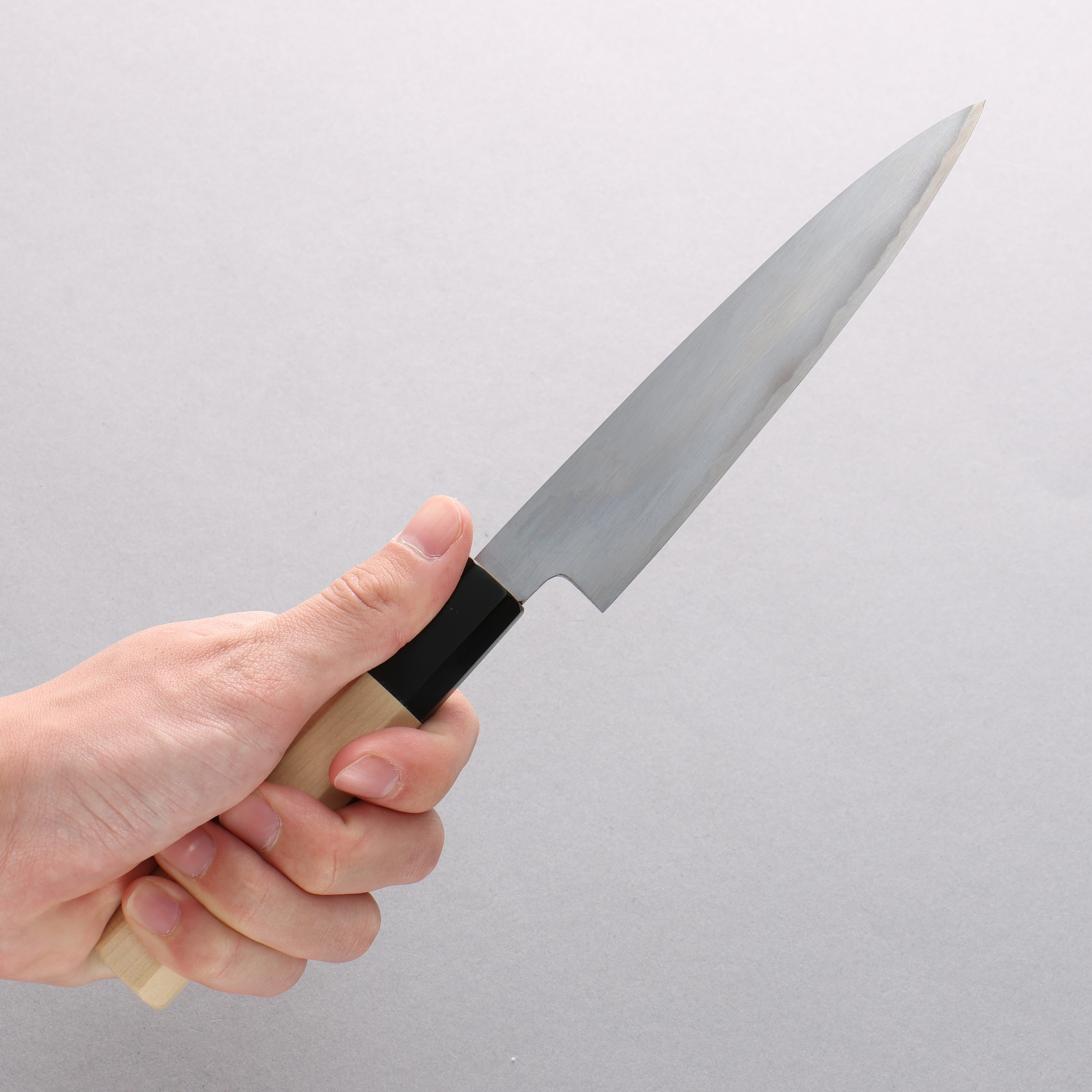 Minamoto Akitada Blue Steel Petty-Utility 150mm Magnolia Handle - Japanny - Best Japanese Knife