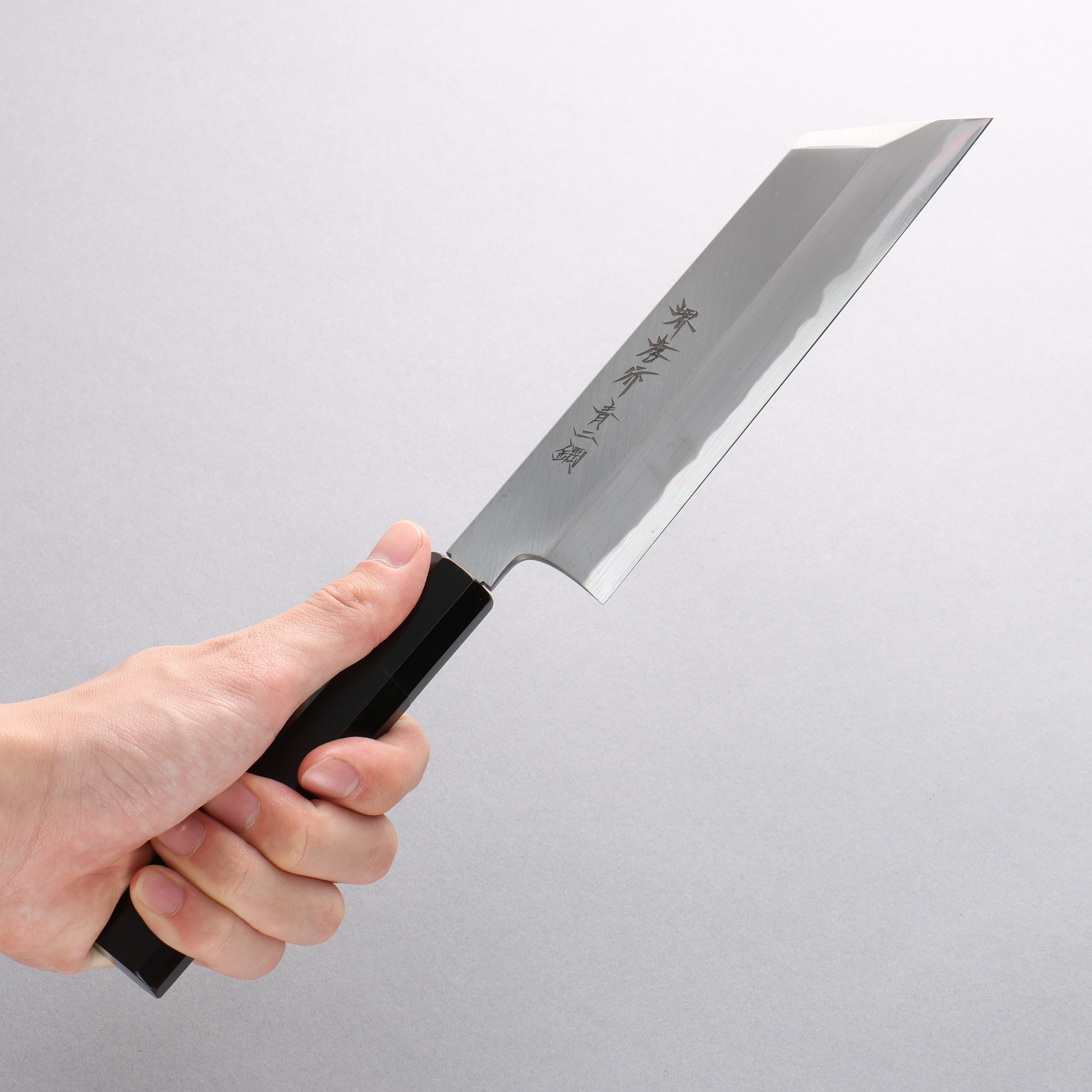 Sakai Takayuki Blue Steel No.2 Mukimono 180mm Ebony Wood Handle - Japanny - Best Japanese Knife