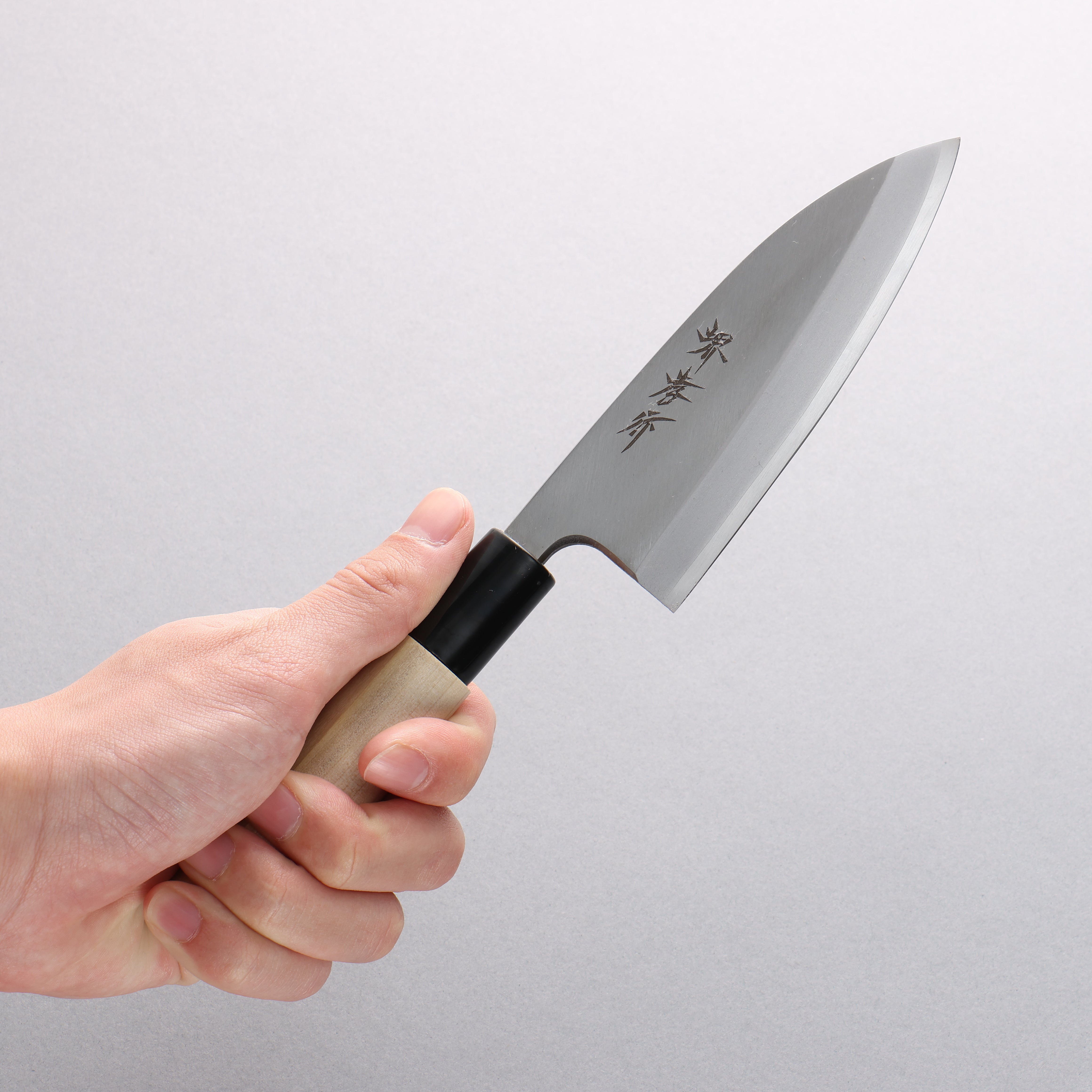 Sakai Takayuki INOX Molybdenum Ajikiri 120mm Magnolia Handle - Japanny - Best Japanese Knife