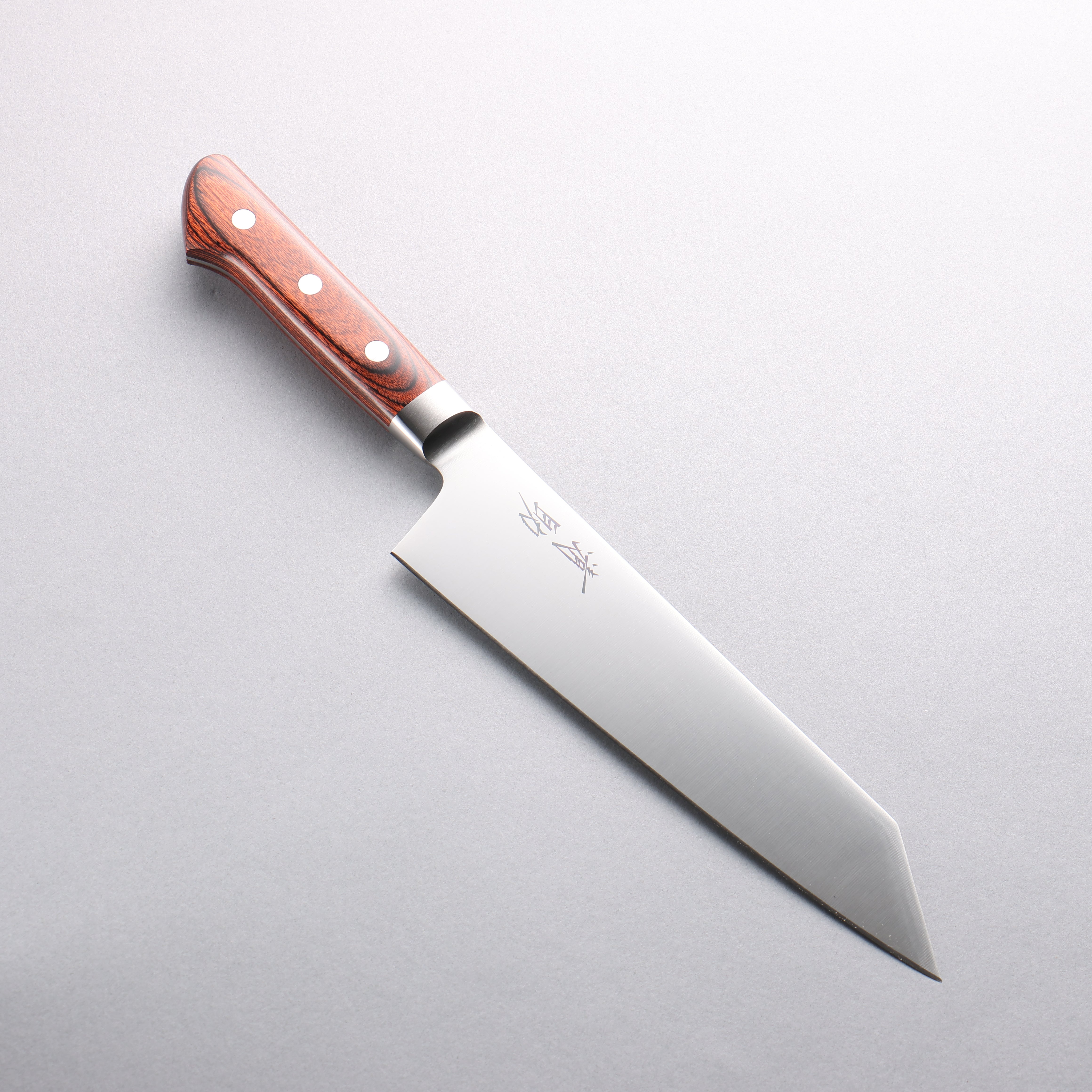 Seisuke Molybdenum Kiritsuke Santoku 195mm Mahogany Handle - Japanny - Best Japanese Knife
