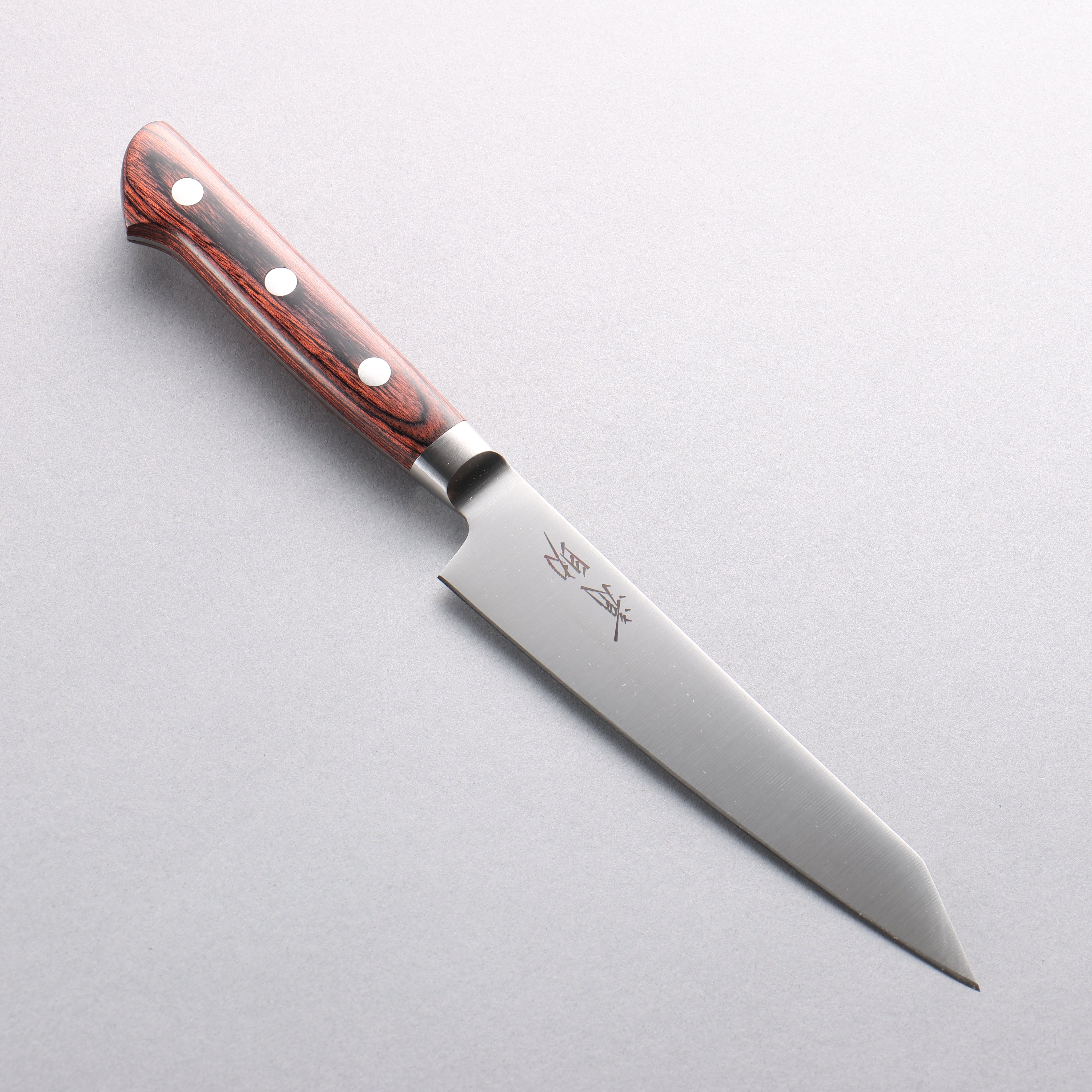 Seisuke Molybdenum Kiritsuke Petty-Utility 145mm Mahogany Handle - Japanny - Best Japanese Knife