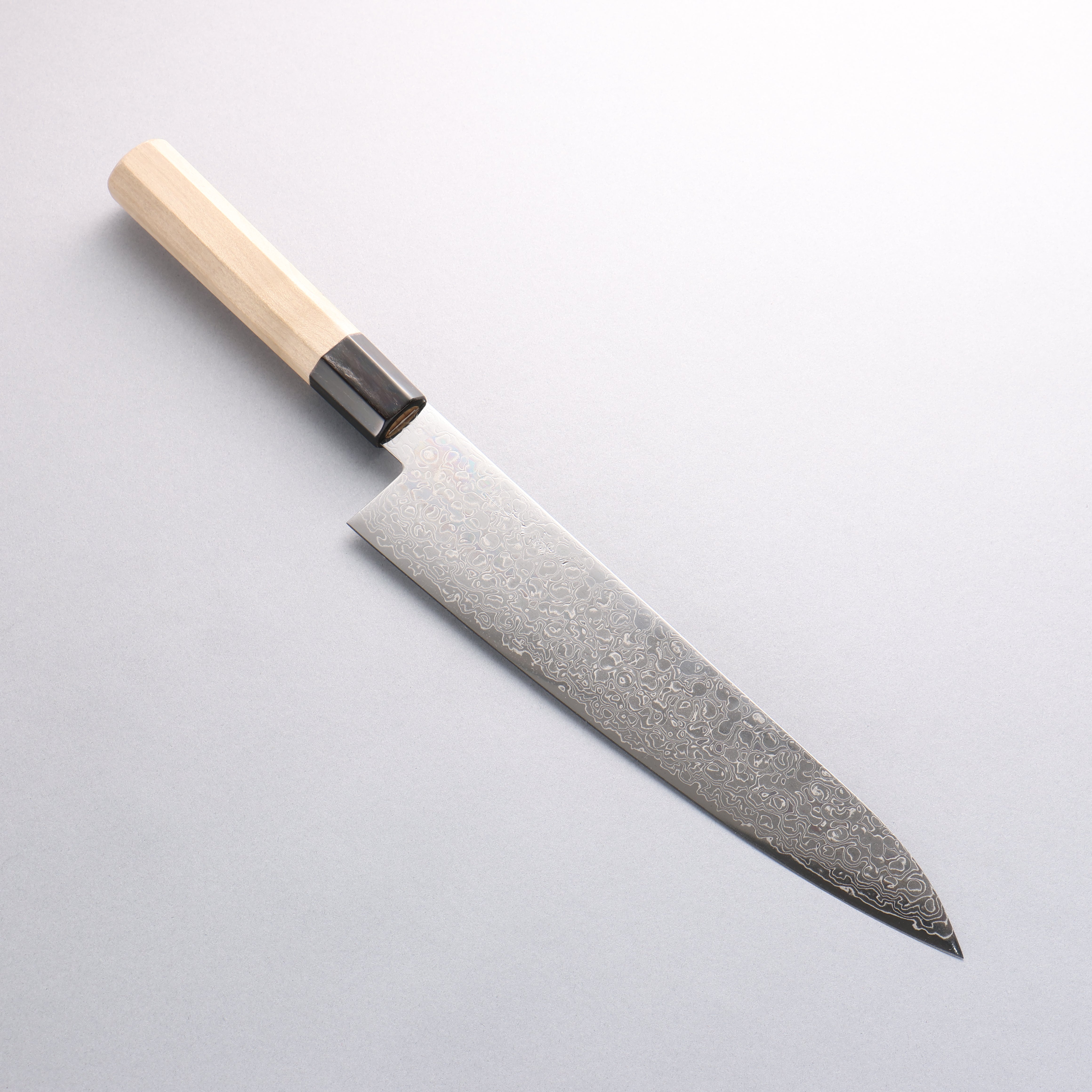 Misuzu AUS10 Damascus Migaki Finished Gyuto 240mm Magnolia Handle - Japanny - Best Japanese Knife