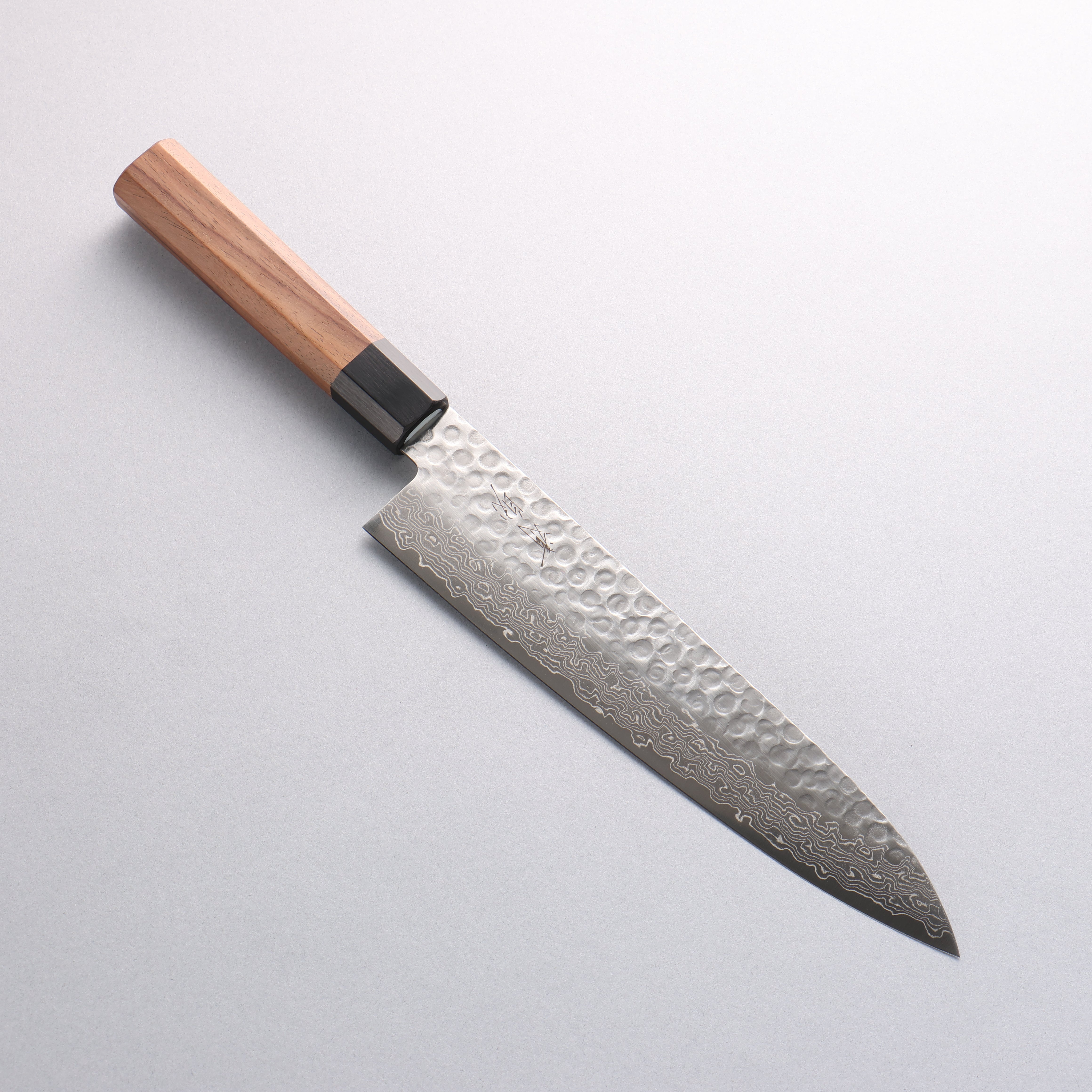 Seisuke AUS10 45 Layer Damascus Gyuto 210mm Shitan Handle - Japanny - Best Japanese Knife