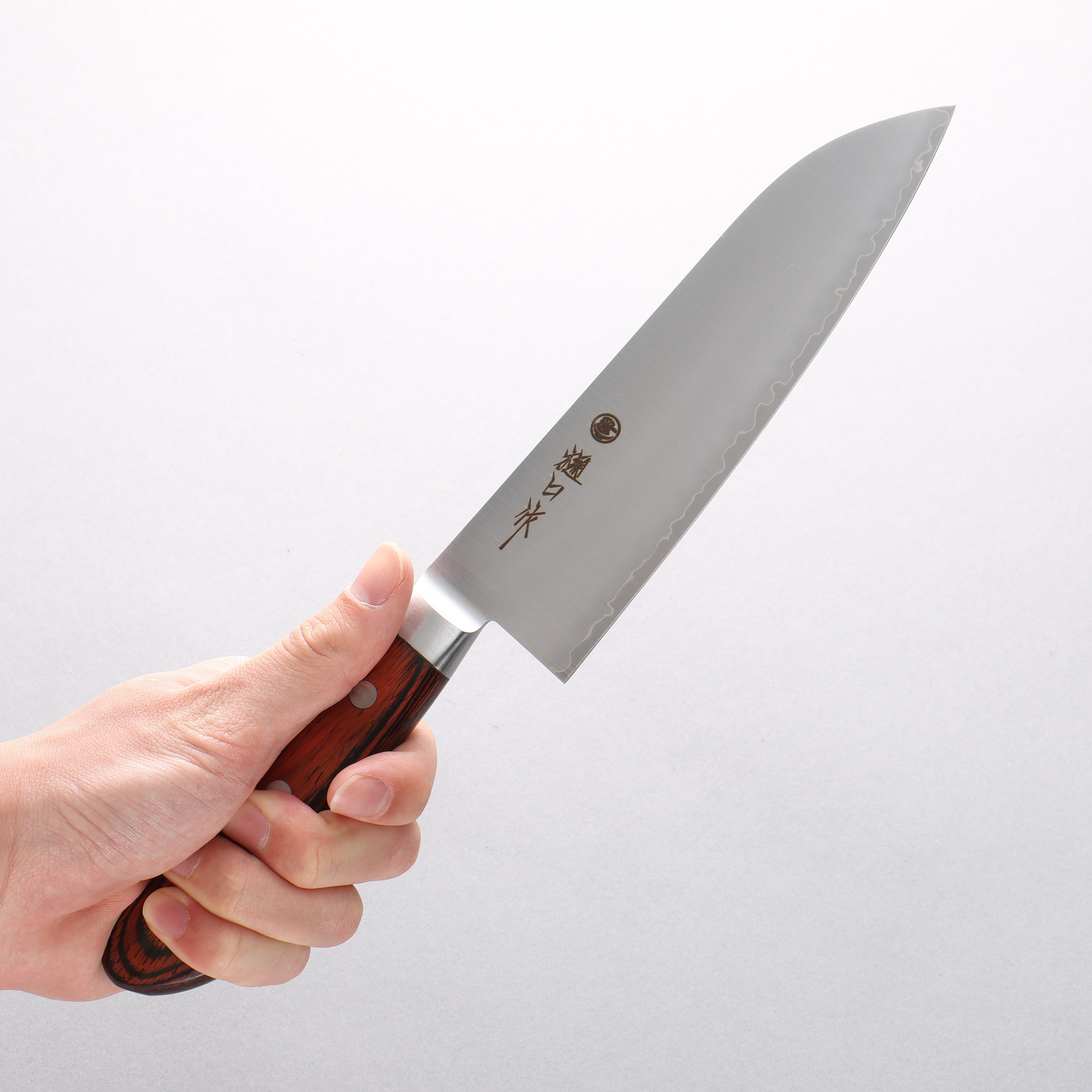 Higuchi SG2 Santoku 180mm Scotch Pakka wood Handle - Japanny - Best Japanese Knife