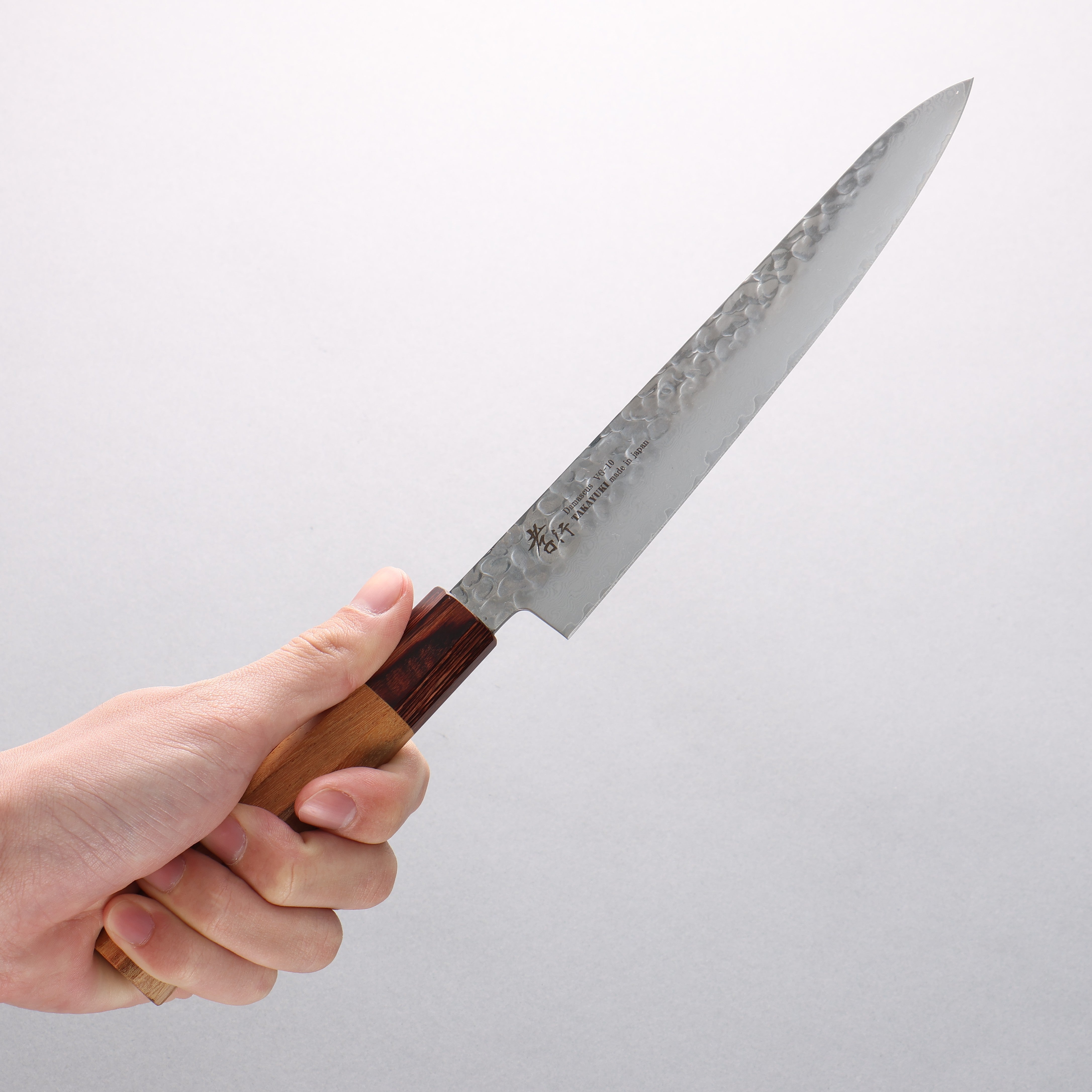 Sakai Takayuki VG10 33 Layer Damascus Petty-Utility 180mm Keyaki (Japanese Elm) Handle - Japanny - Best Japanese Knife