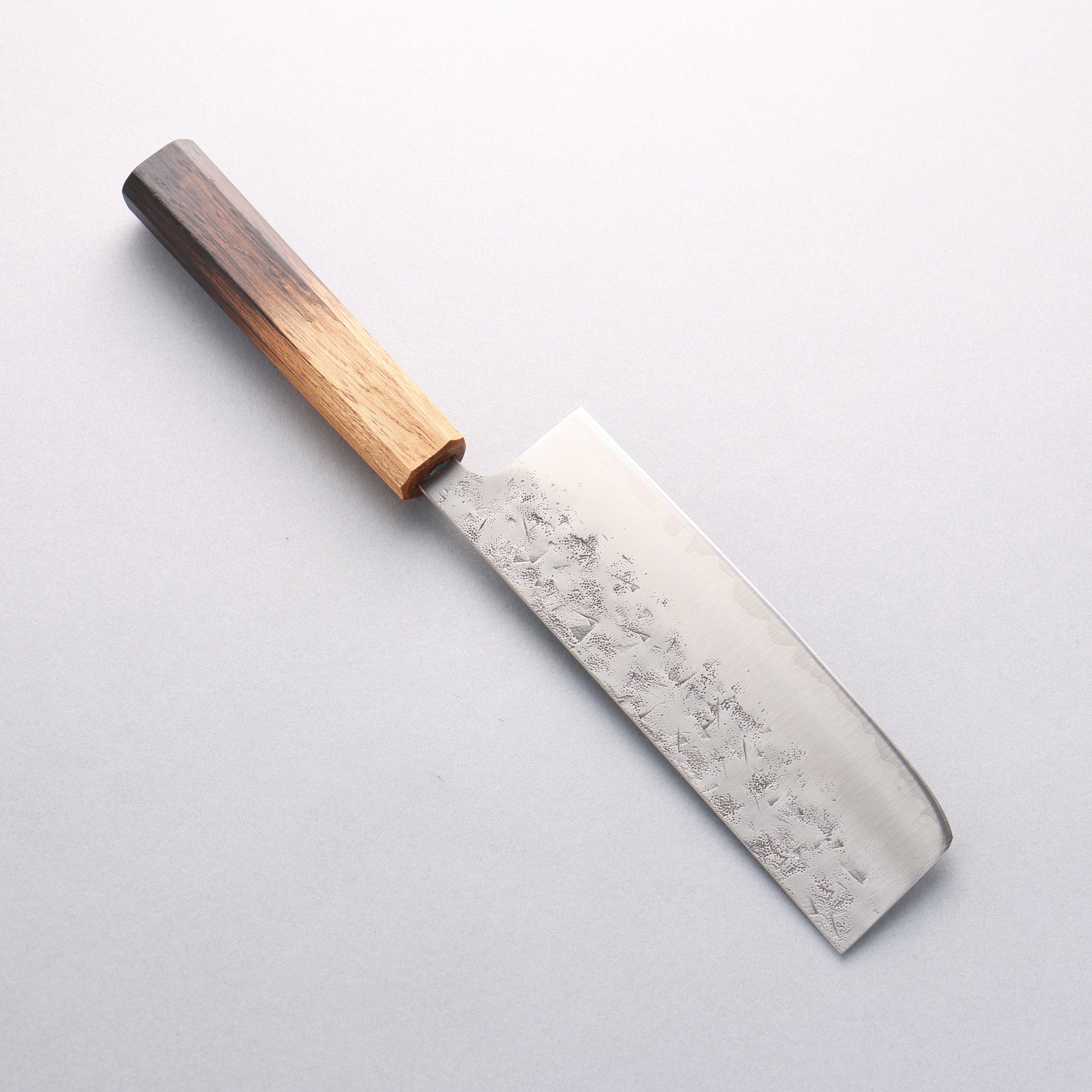 Seisuke SLD Washiji Nakiri 165mm Burnt Oak Handle - Japanny - Best Japanese Knife