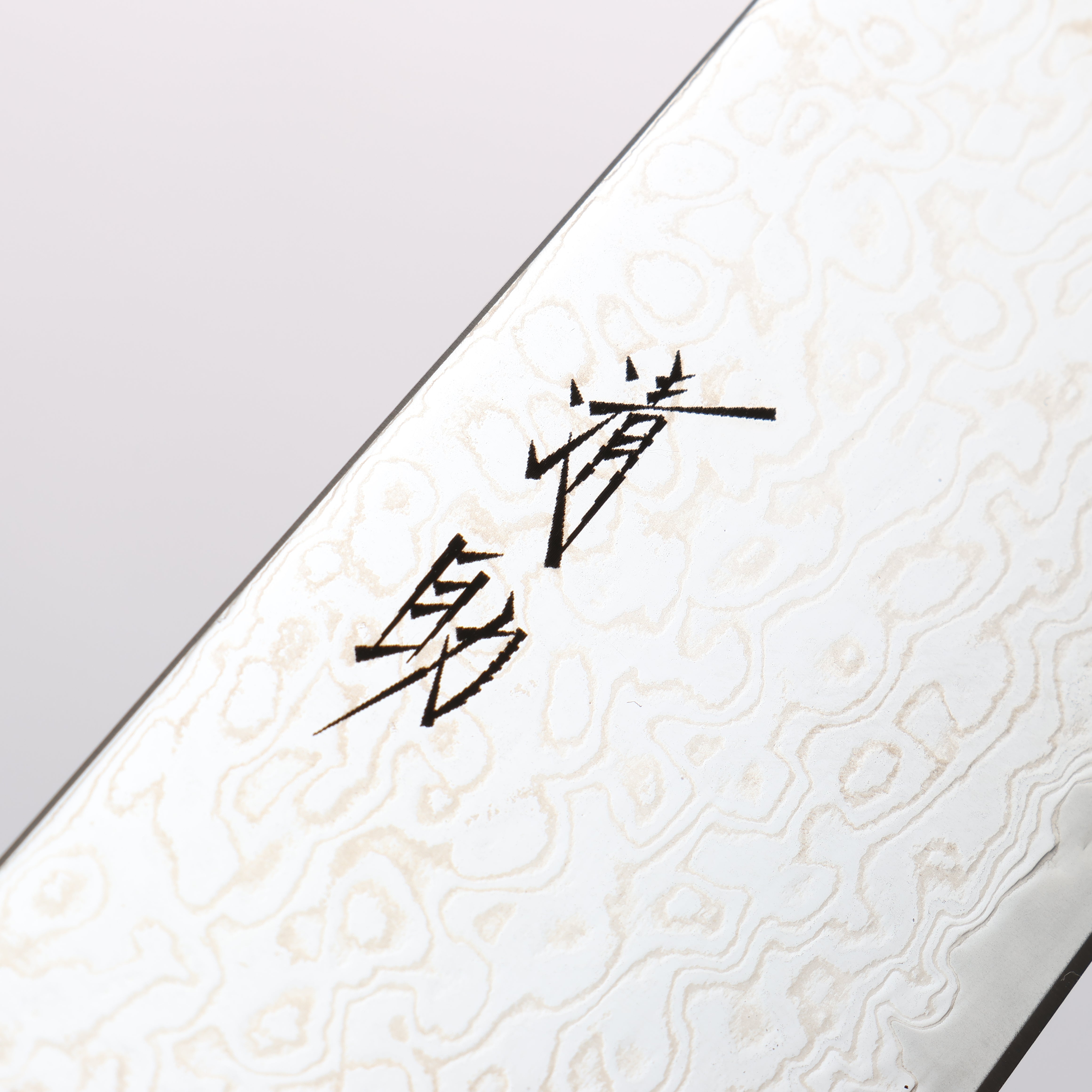 Seisuke Kagami2 AUS10 Mirrored Finish Damascus Gyuto 210mm Black Pakka wood Handle - Japanny - Best Japanese Knife