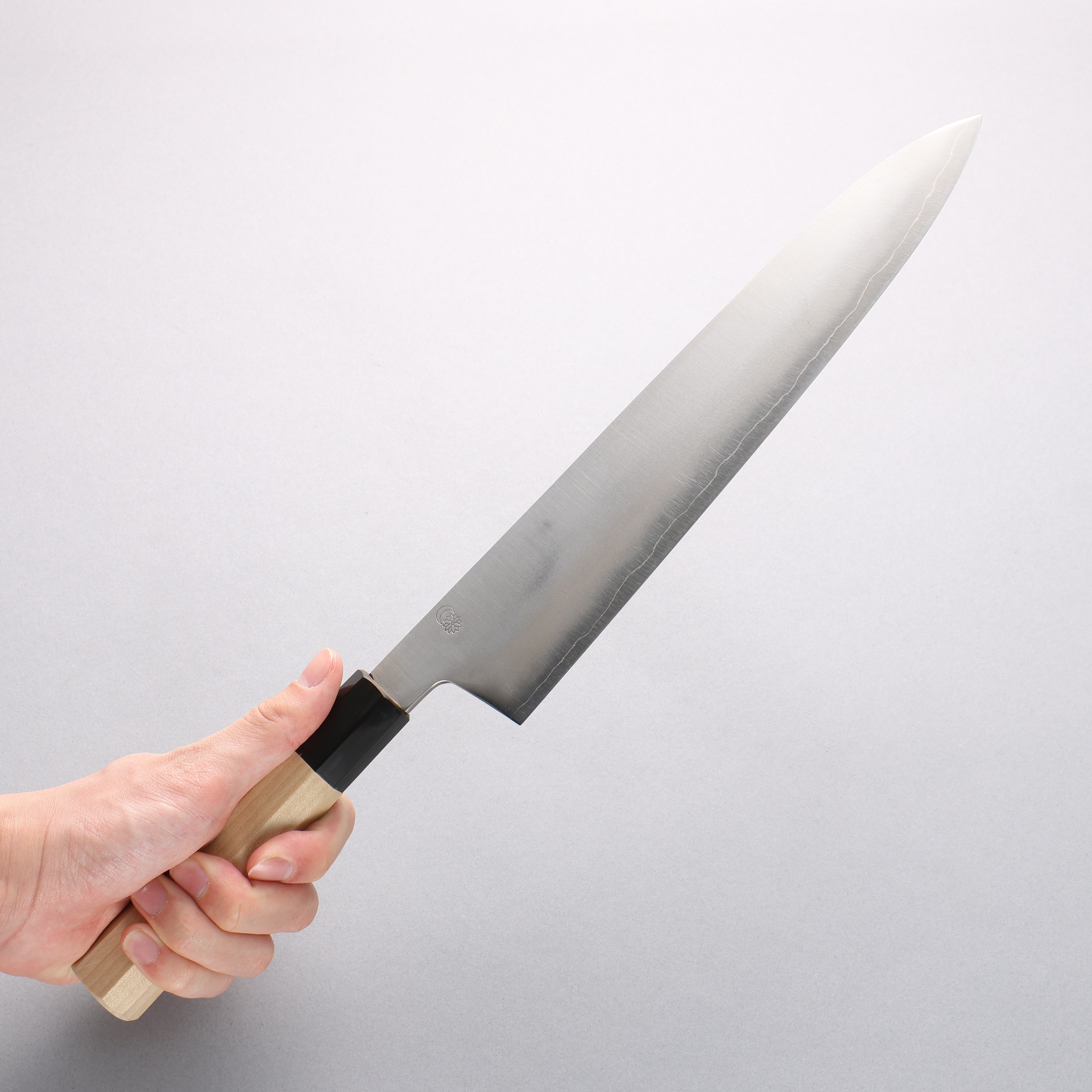 Kikuzuki Silver Steel No.3 Bokashi Gyuto 270mm Magnolia Handle - Japanny - Best Japanese Knife