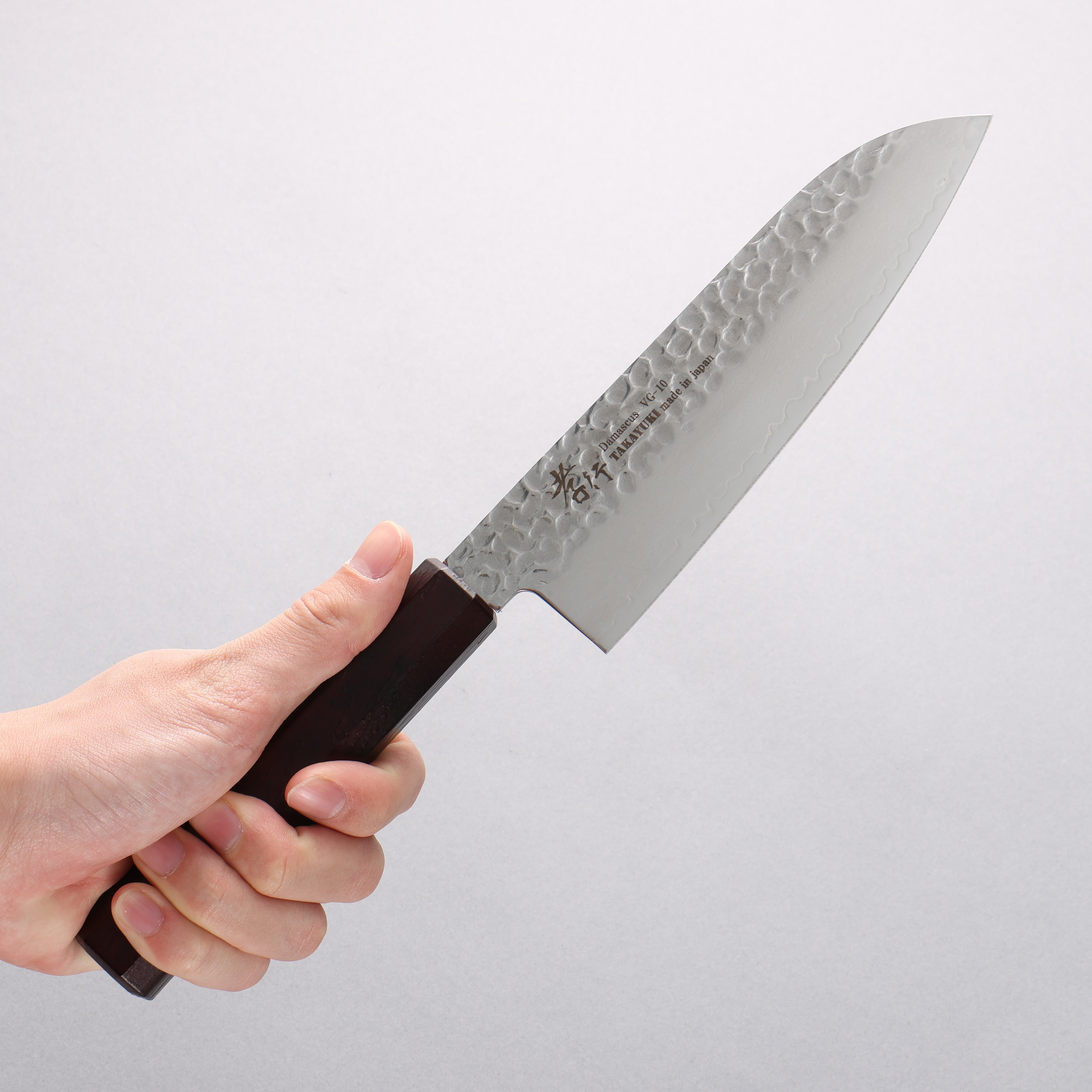 Sakai Takayuki Nanairo VG10 33 Layer Santoku 180mm ABS resin(Tortoiseshell) Handle - Japanny - Best Japanese Knife
