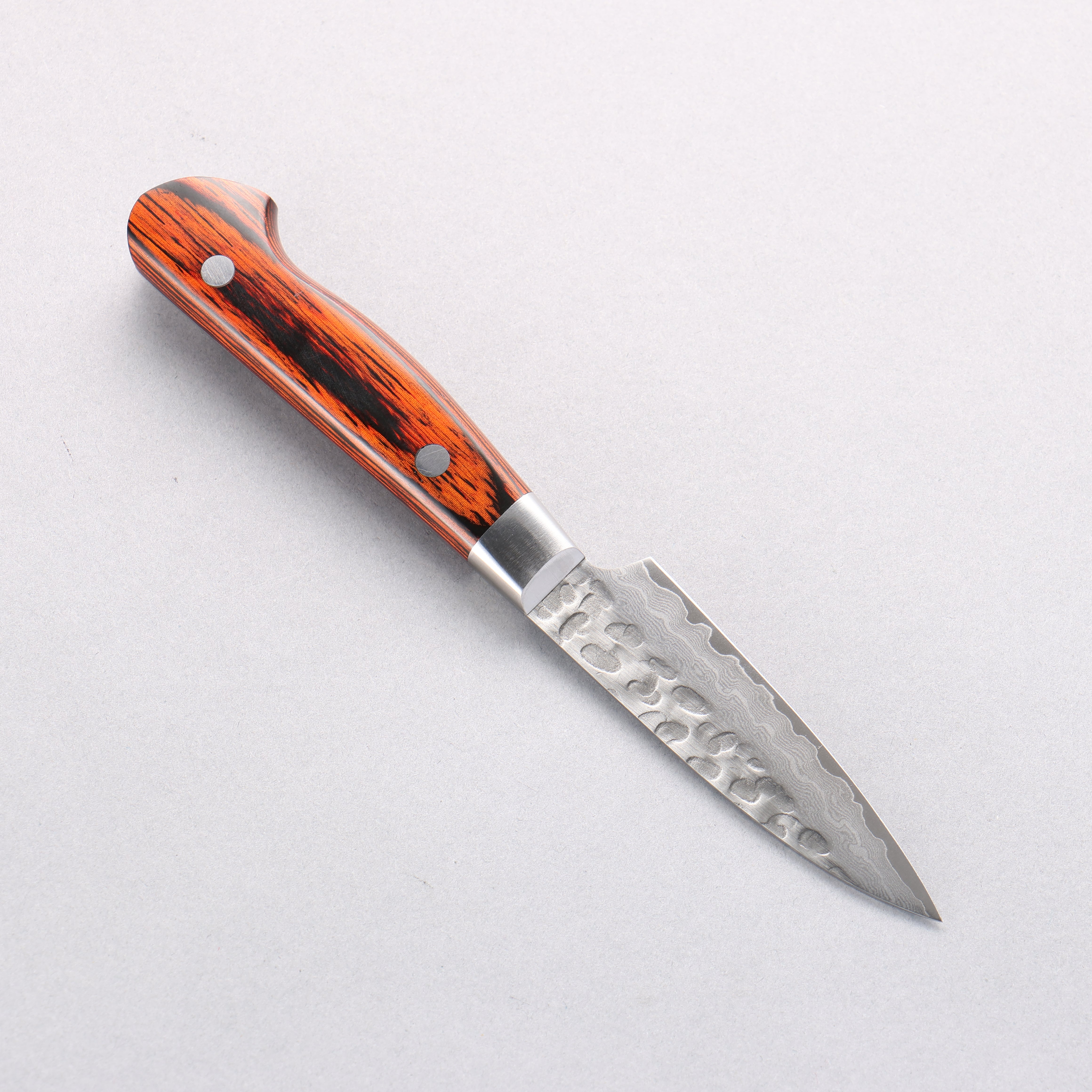 Sakai Takayuki VG10 33 Layer Damascus Petty-Utility 80mm Mahogany Pakka wood Handle - Japanny - Best Japanese Knife