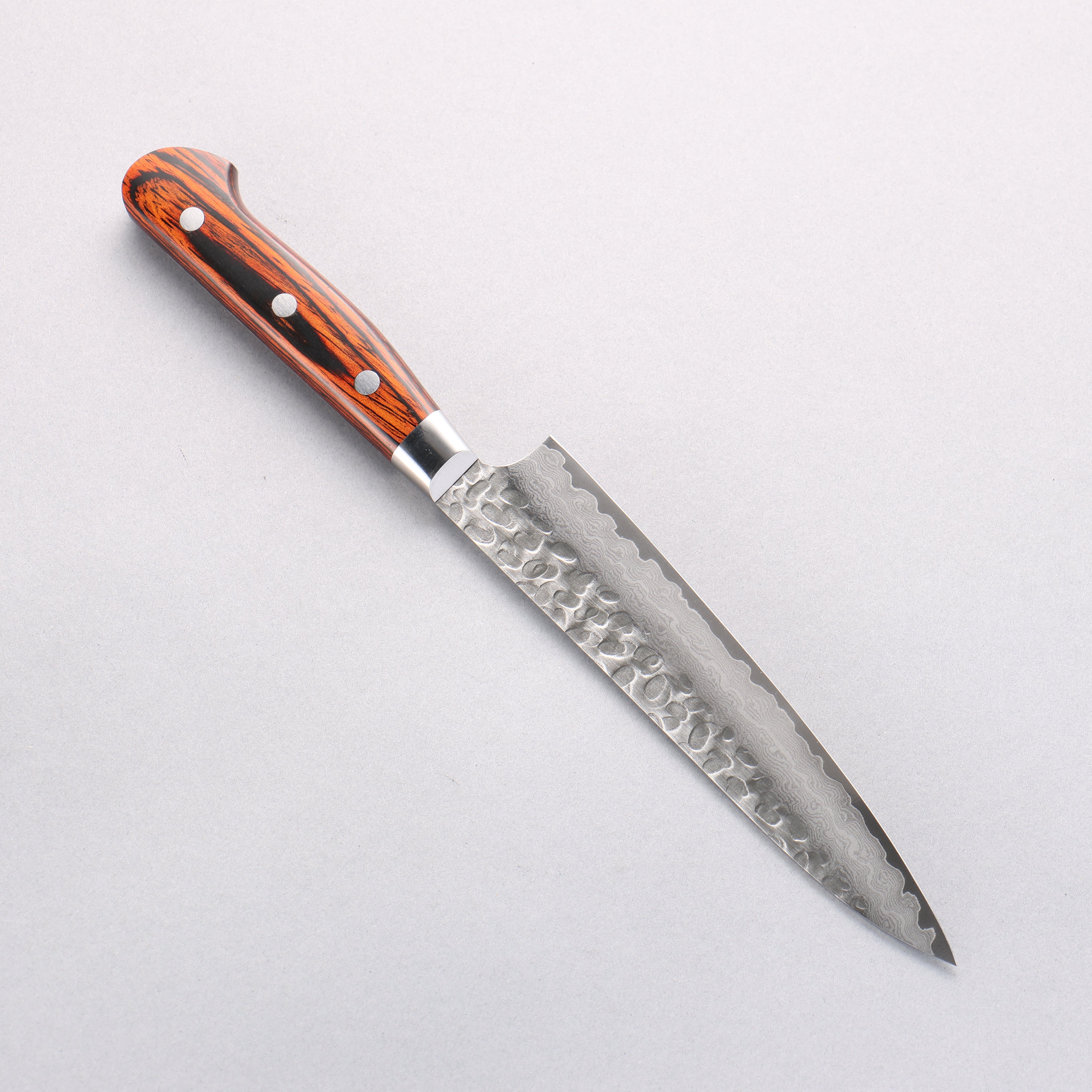 Sakai Takayuki VG10 33 Layer Damascus Petty-Utility 150mm Mahogany Pakka wood Handle - Japanny - Best Japanese Knife