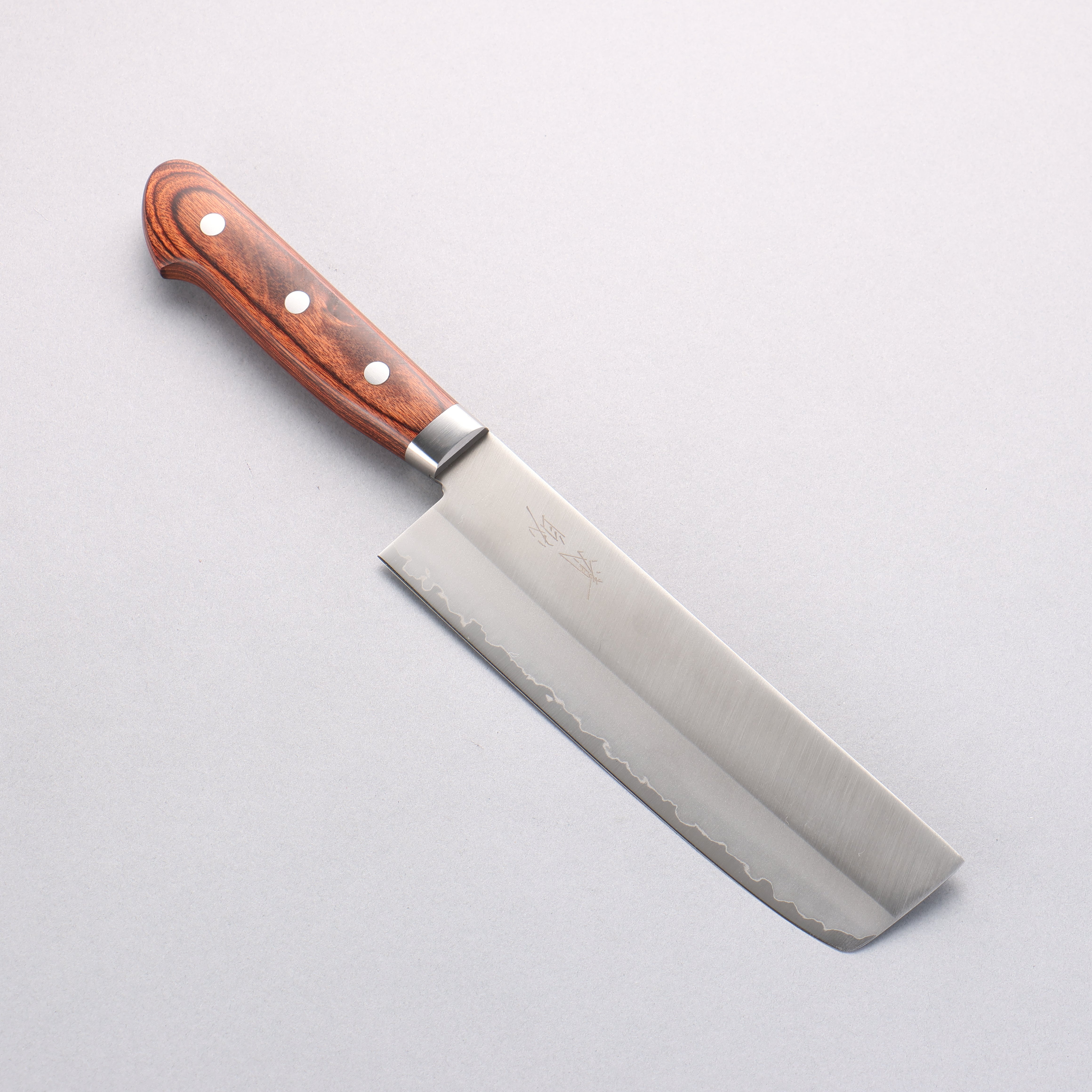 Seisuke VG1 Kasumitogi Nakiri 165mm Mahogany Handle - Japanny - Best Japanese Knife