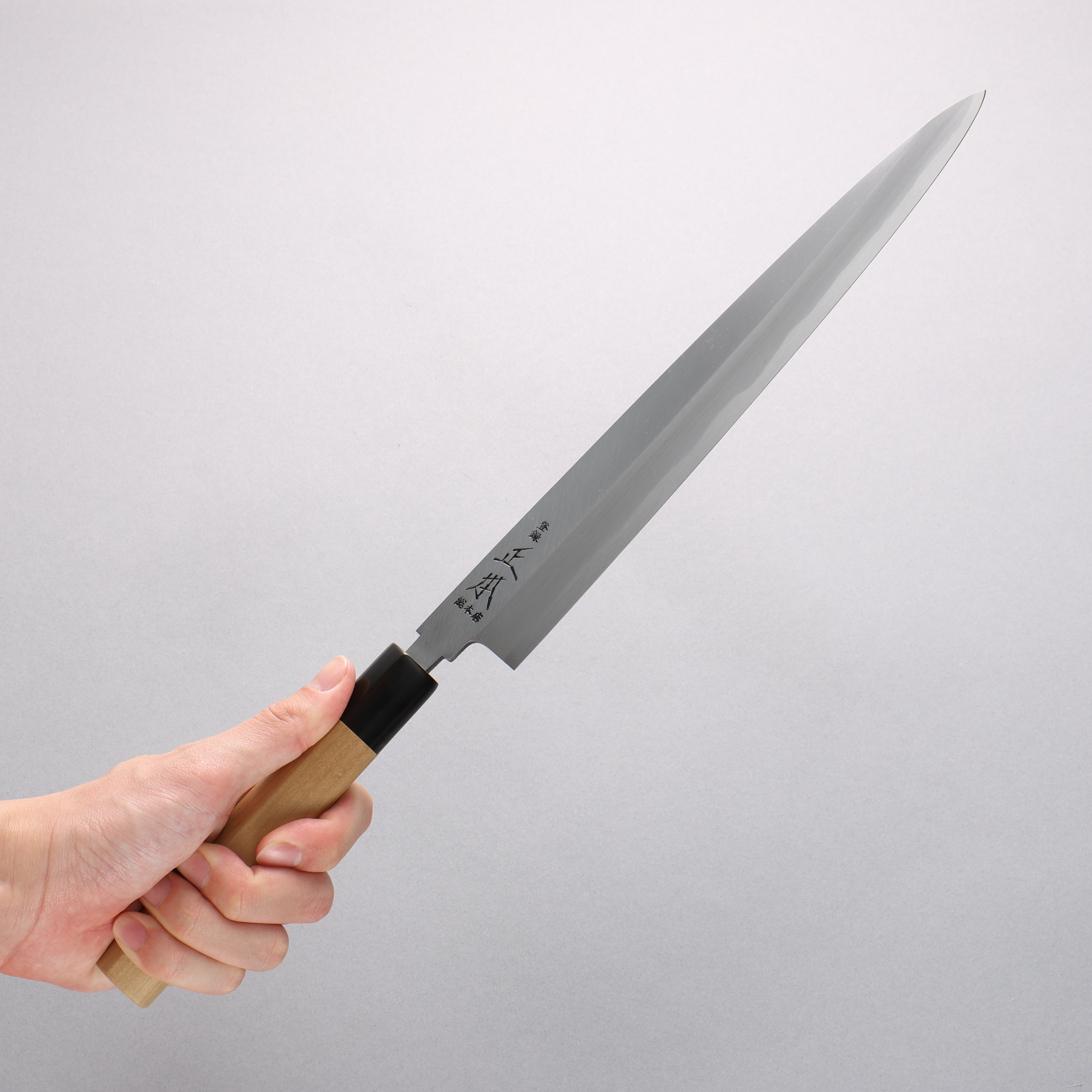 Masamoto Hongasumi White Steel No.2 Yanagiba Magnolia Handle - Japanny - Best Japanese Knife