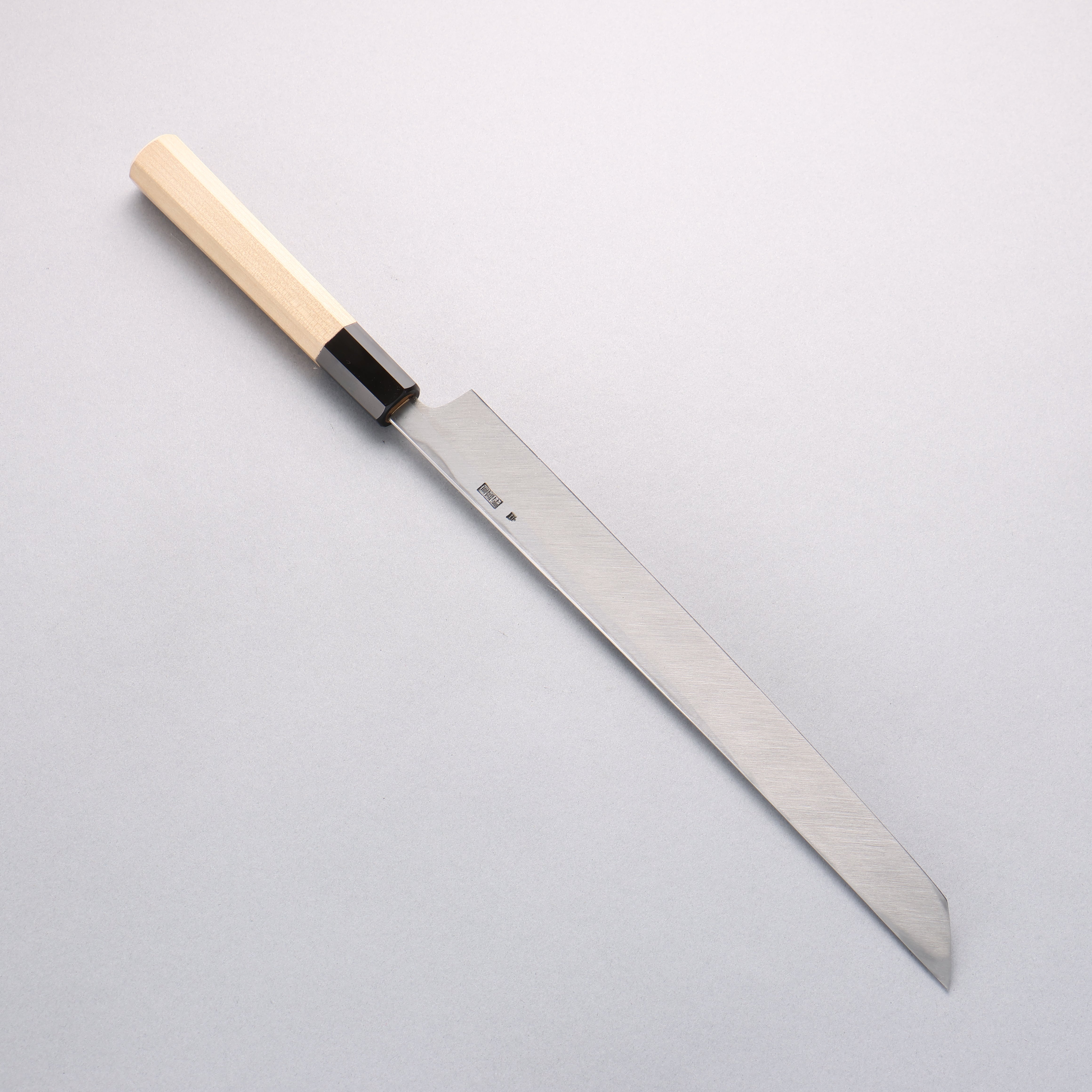 Kikuzuki White Steel No.2 Kasumitogi Sakimaru Takohiki 270mm Magnolia Handle - Japanny - Best Japanese Knife