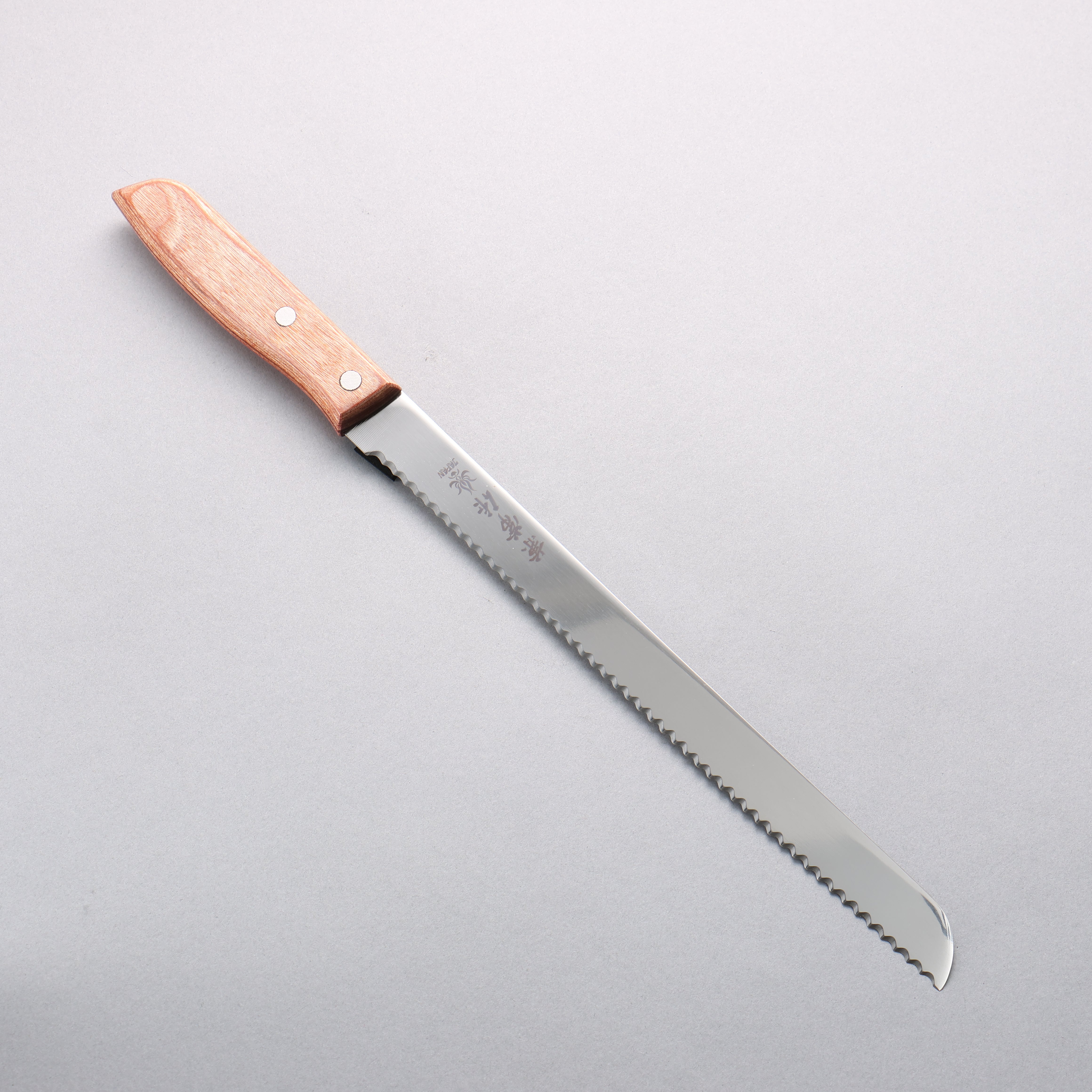 Kanetsune 555 Series DSR-1K6 Bread Slicer 250mm Red Pakka wood Handle - Japanny - Best Japanese Knife