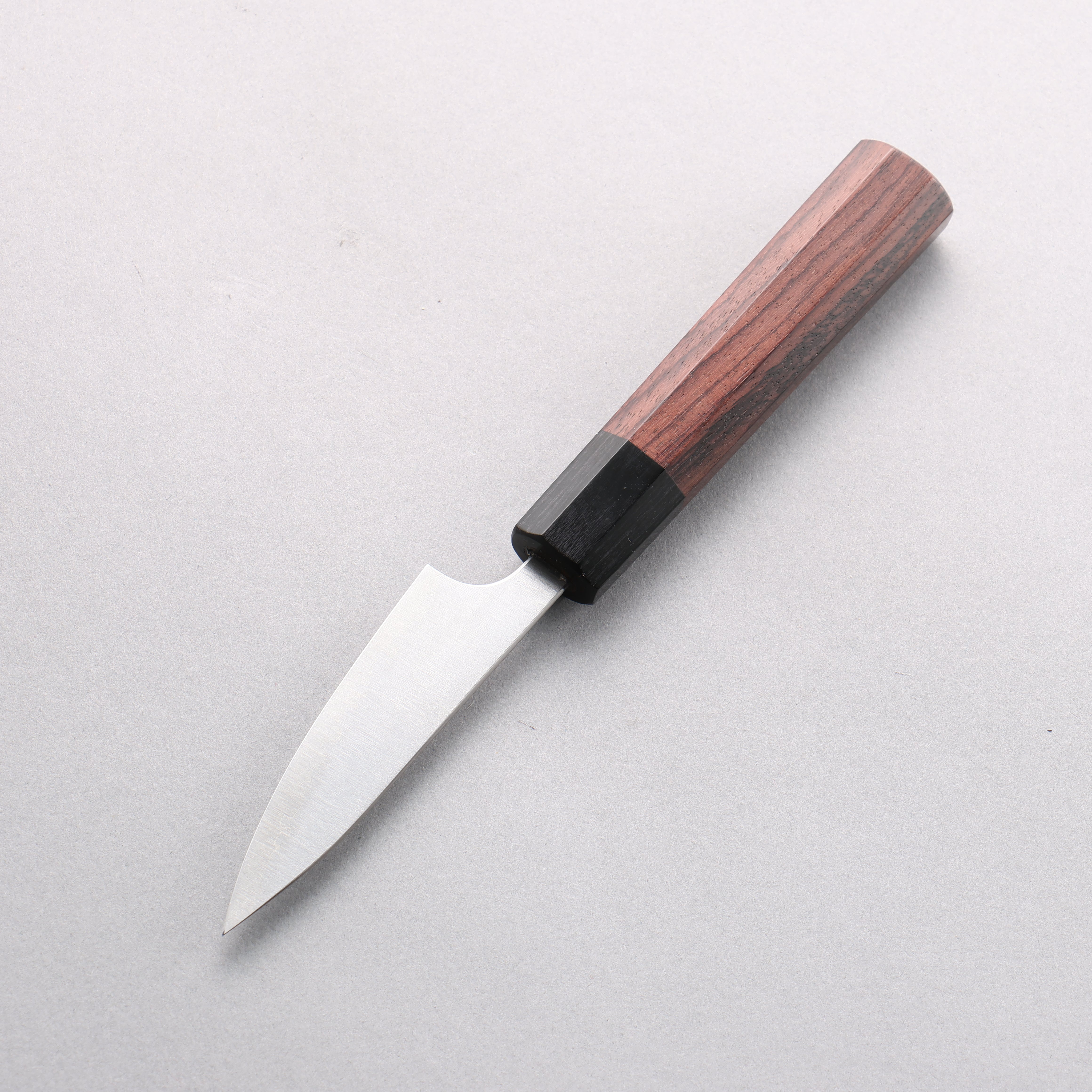 Shibata Takayuki Koutetsu Blue Super Petty-Utility 80mm Rosewood Handle - Japanny - Best Japanese Knife