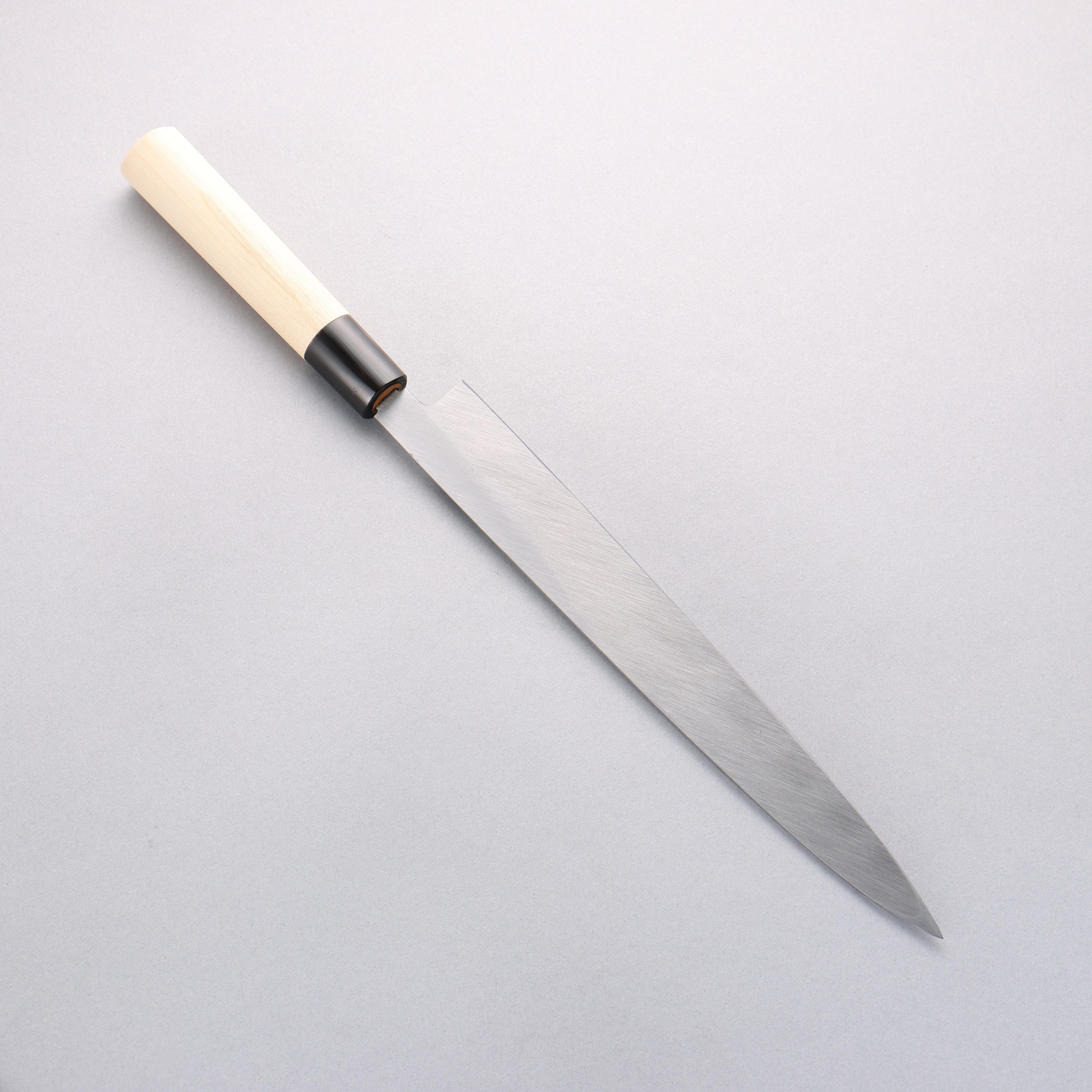 Sakai Takayuki Kasumitogi White Steel Yanagiba Magnolia Handle - Japanny - Best Japanese Knife