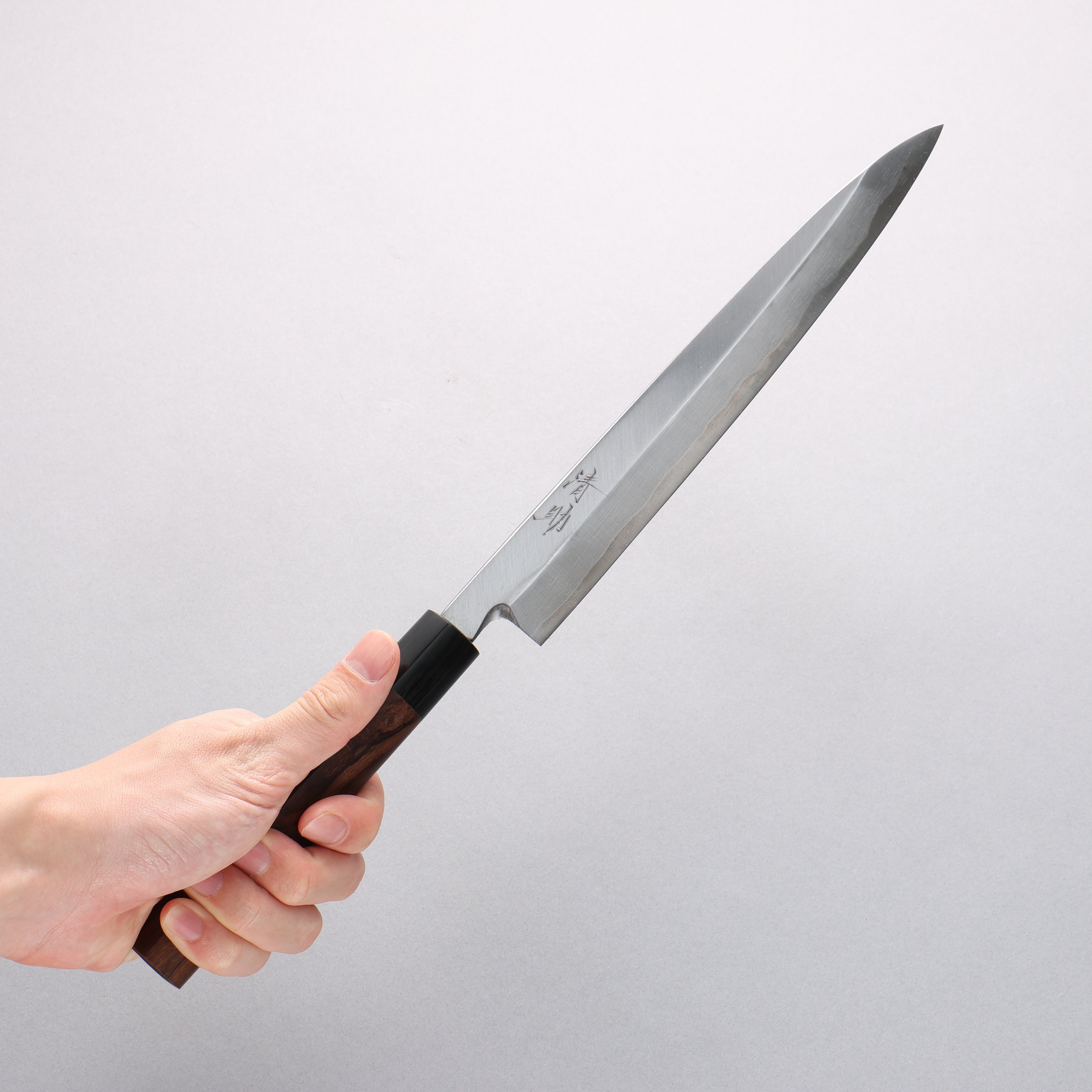 Seisuke Blue Steel Kasumitogi Yanagiba 240mm Rosewood Handle - Japanny - Best Japanese Knife