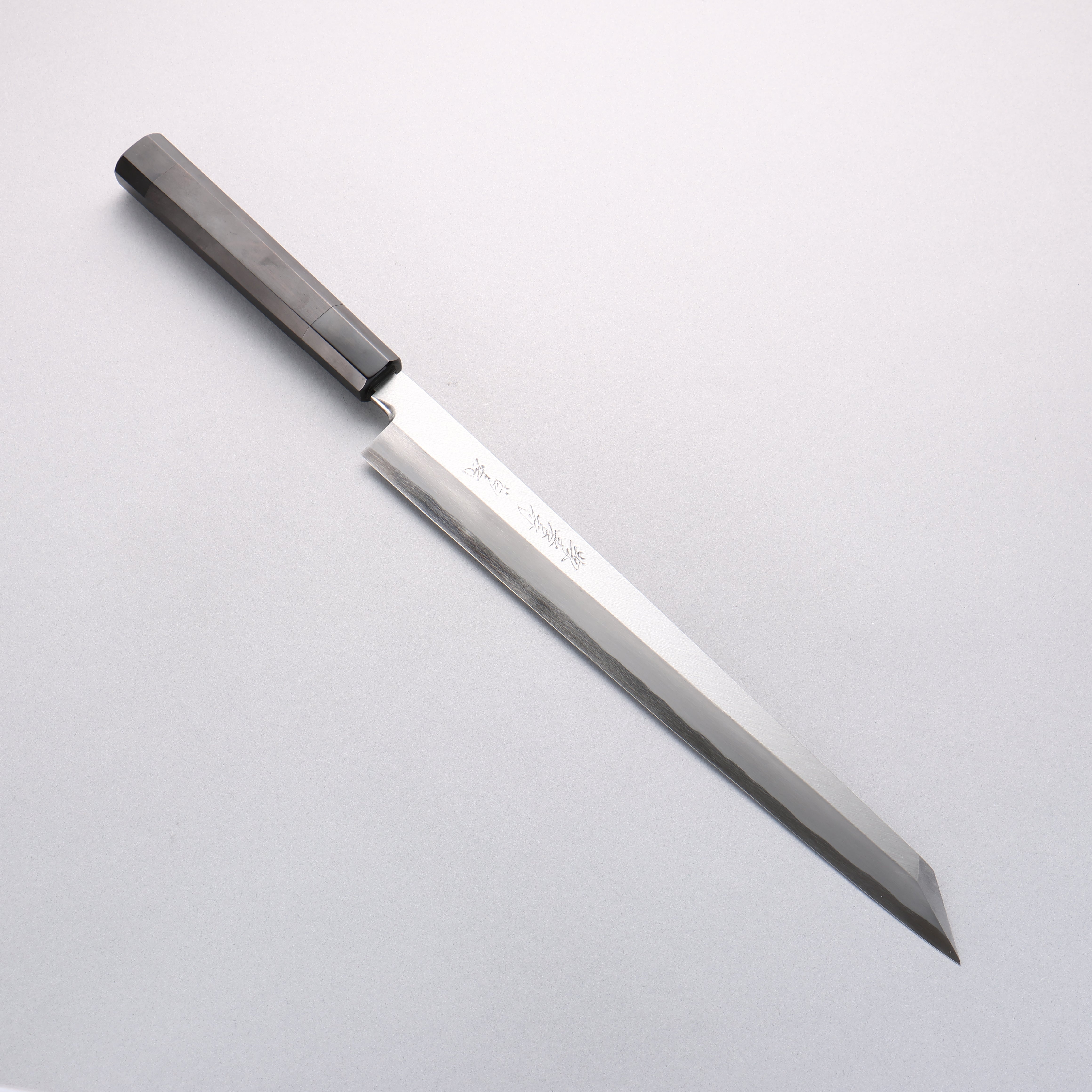 Sakai Takayuki Byakko White Steel No.1 Kiritsuke Yanagiba 300mm Ebony Wood Handle with Sheath - Japanny - Best Japanese Knife