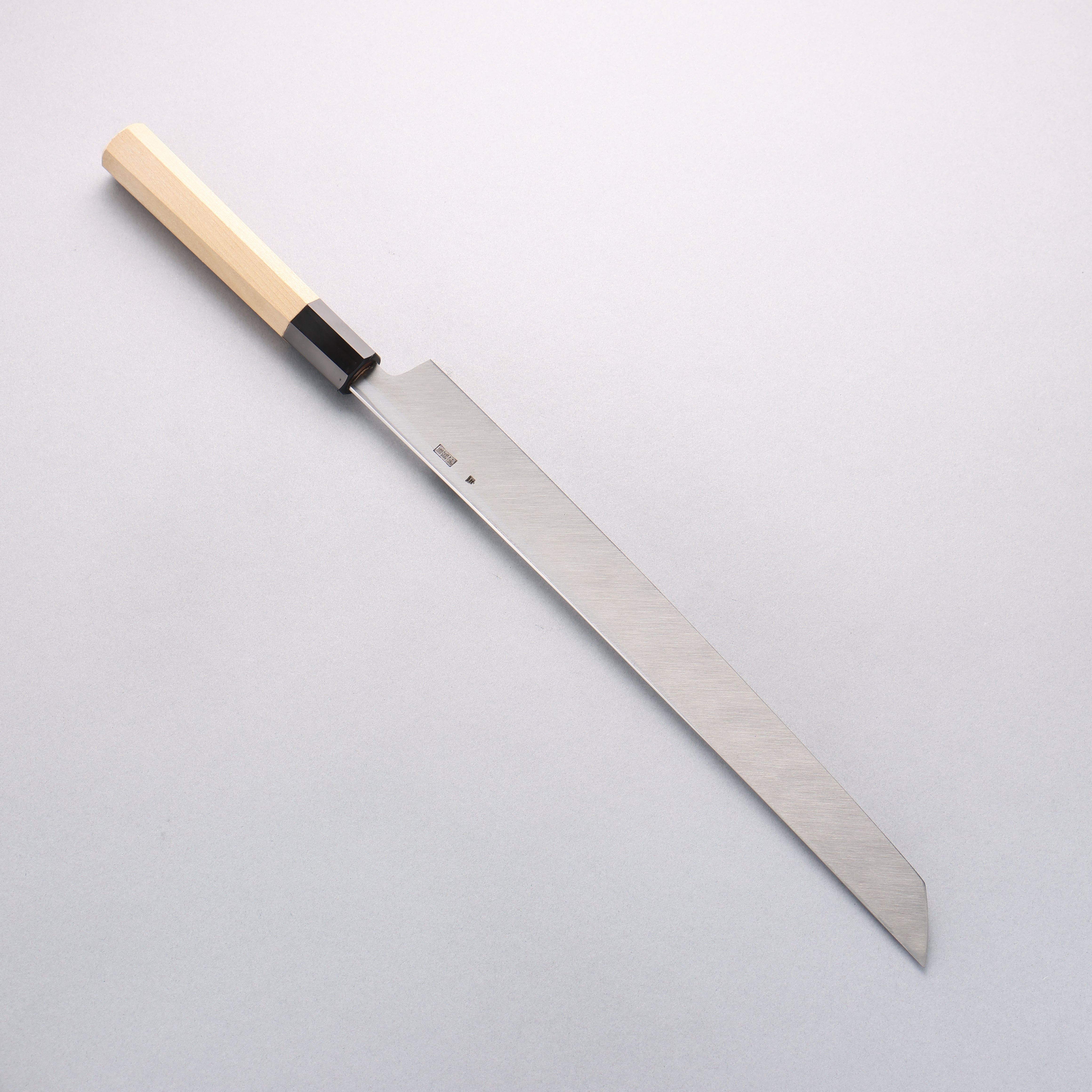 Kikuzuki White Steel No.2 Kasumitogi Sakimaru Takohiki 300mm Magnolia Handle - Japanny - Best Japanese Knife