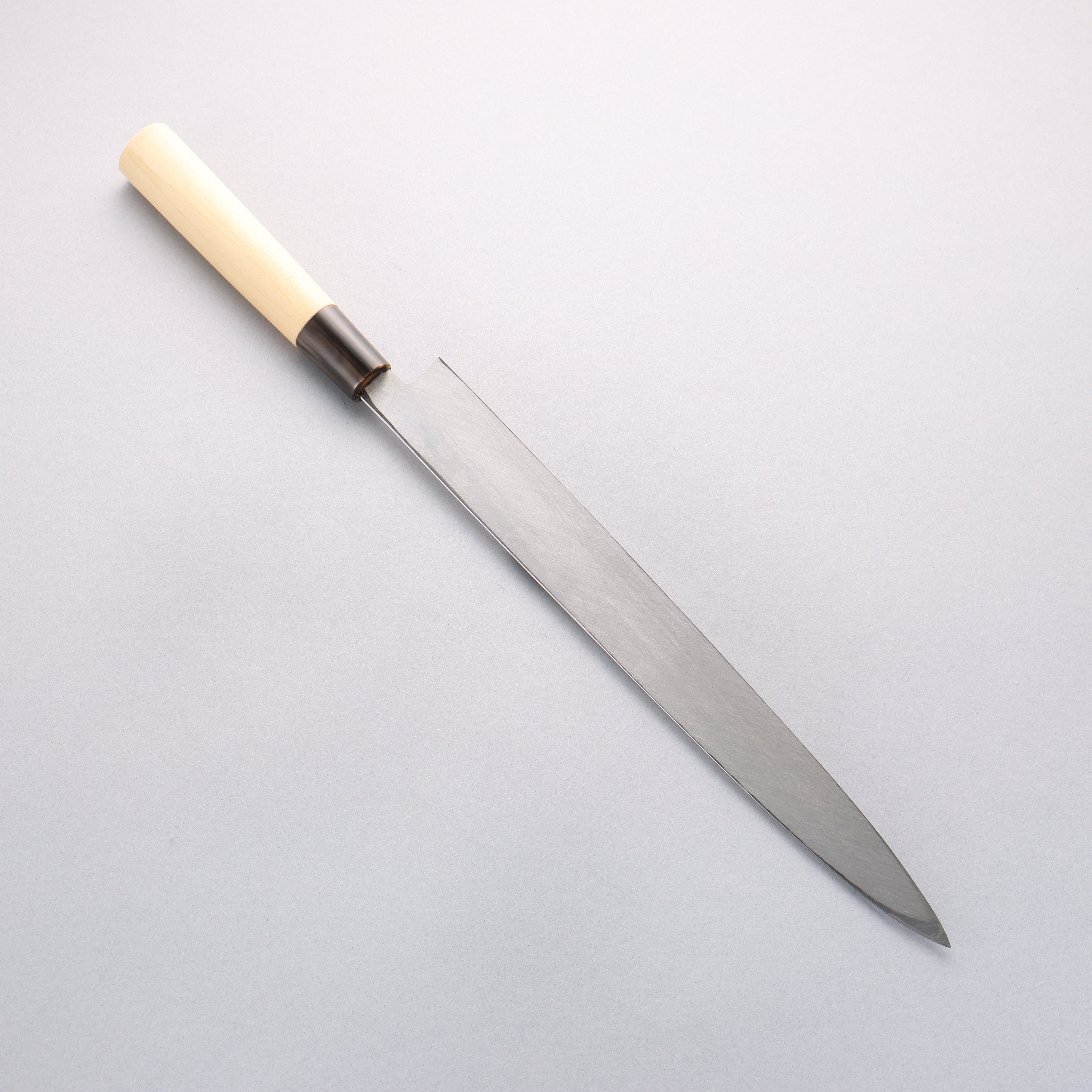 Sakai Takayuki Uzushio White Steel No.2 Yanagiba Magnolia Handle - Japanny - Best Japanese Knife